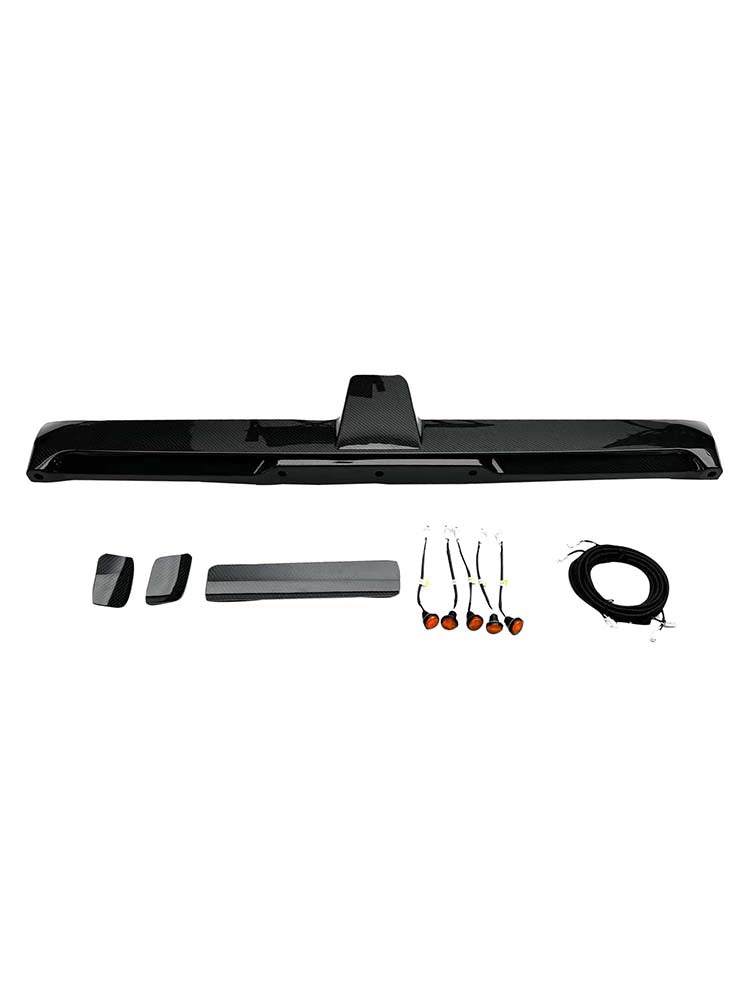 Carbon Fiber Rear Roof Spoiler Wing Pour Benz G-Class W464 W465 2019+ w/LED