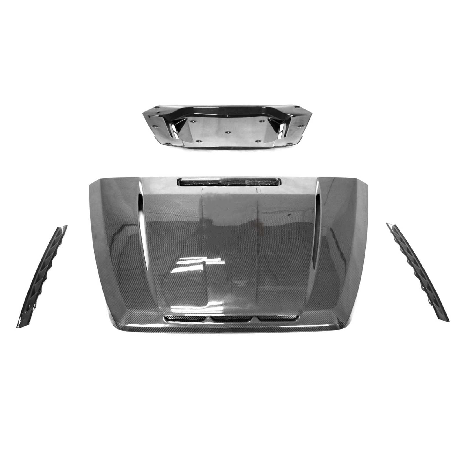 Carbon Fiber Shark Style Front Hood Panel Pour Mercedes G-Class W464 W465 2019+