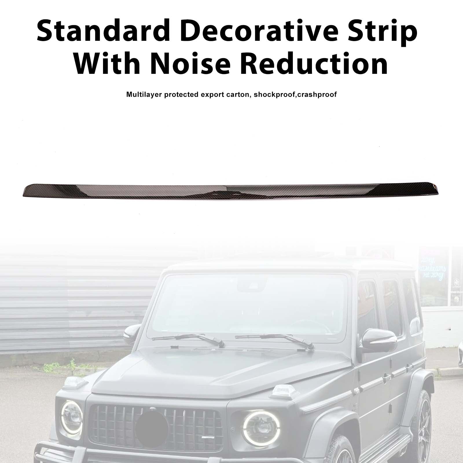 25 style Standard Decorative Strip With Noise Reduction Pour G Class Dry Carbon