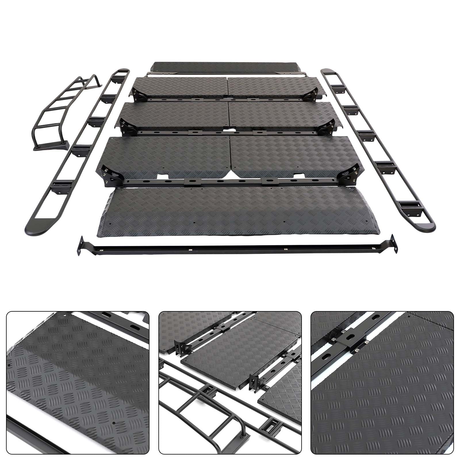 Roof Rack Rail Cross Bar Luggage Pour Benz G Class W463A W464 With Ladder