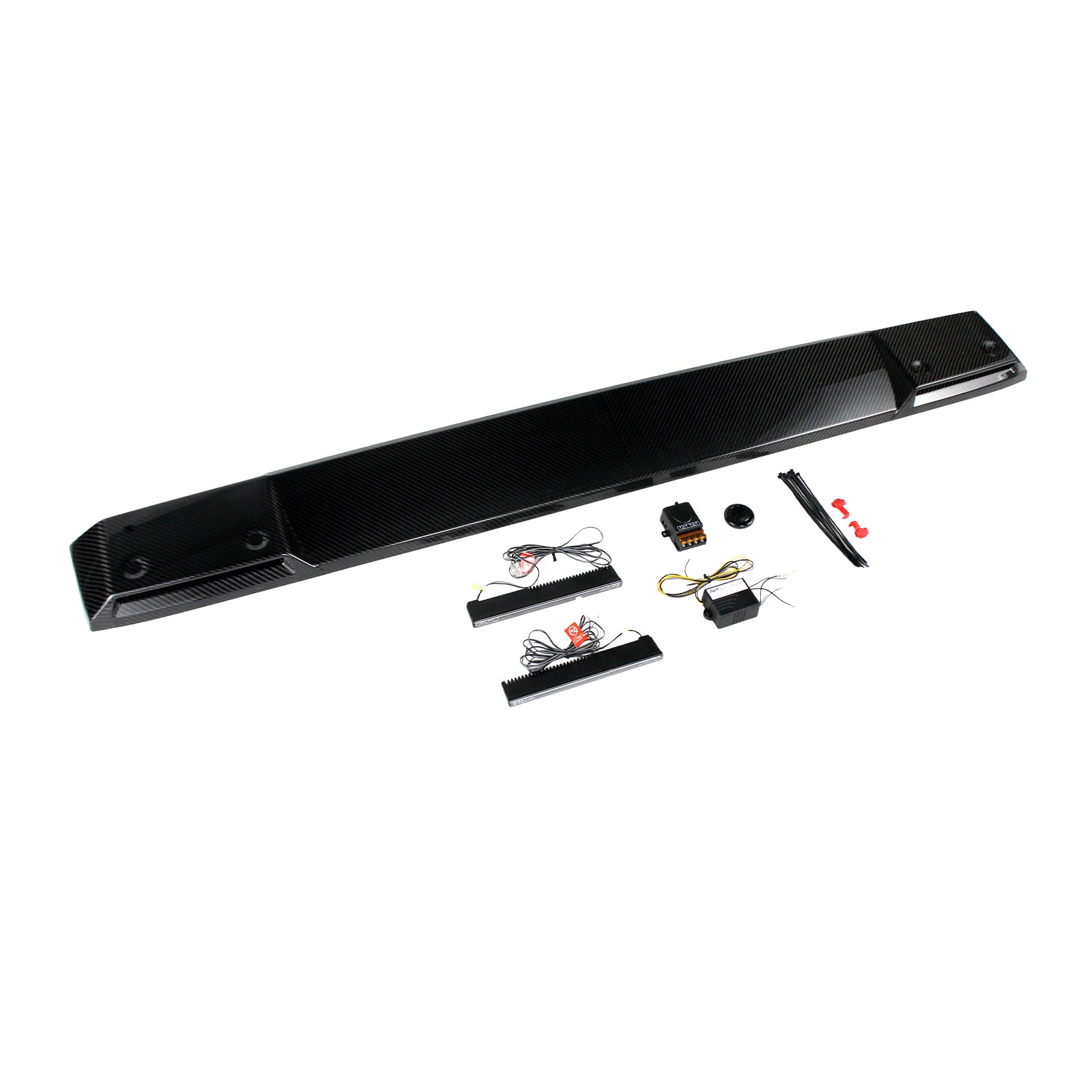 Shark style Front Roof Spoiler Wing Pour Benz G-Class W464 2019-2023 W/Led