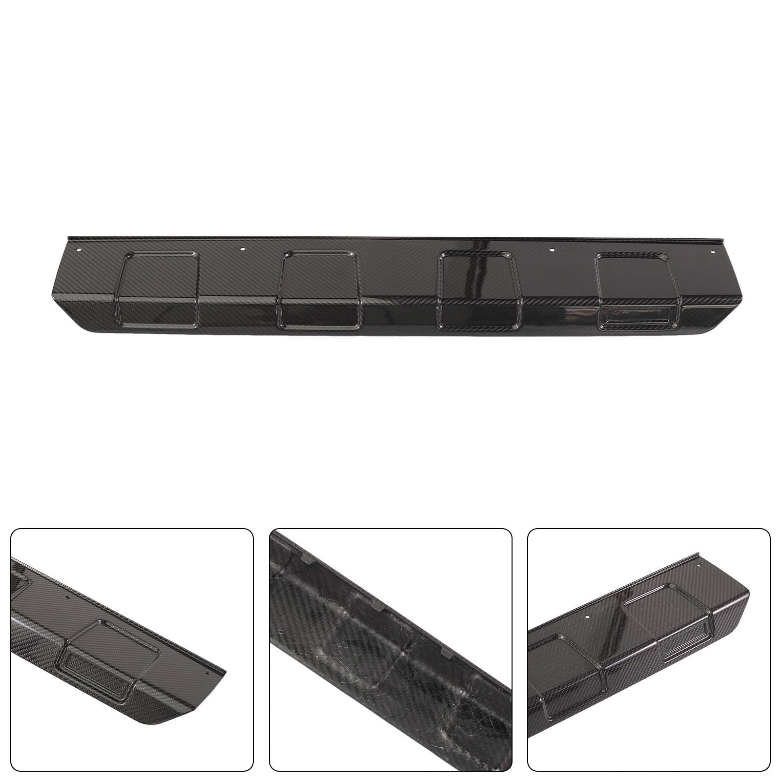 Carbon Rear Lip Cover Pour Mercedes G-Class W464 G63 B700 B800 B900 2019-2023