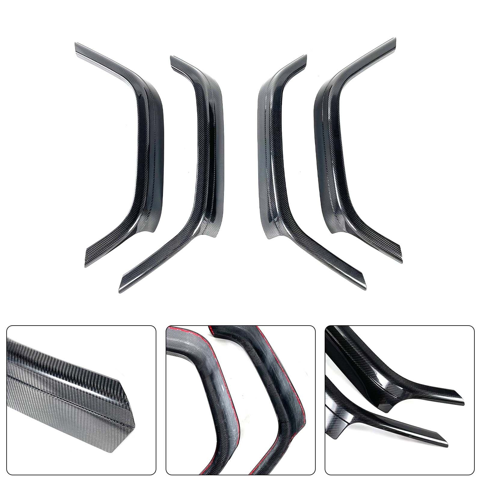 Dry Carbon Front Rear Wheel Arches Pour Mercedes Benz W464 B800 B900 2019-2023