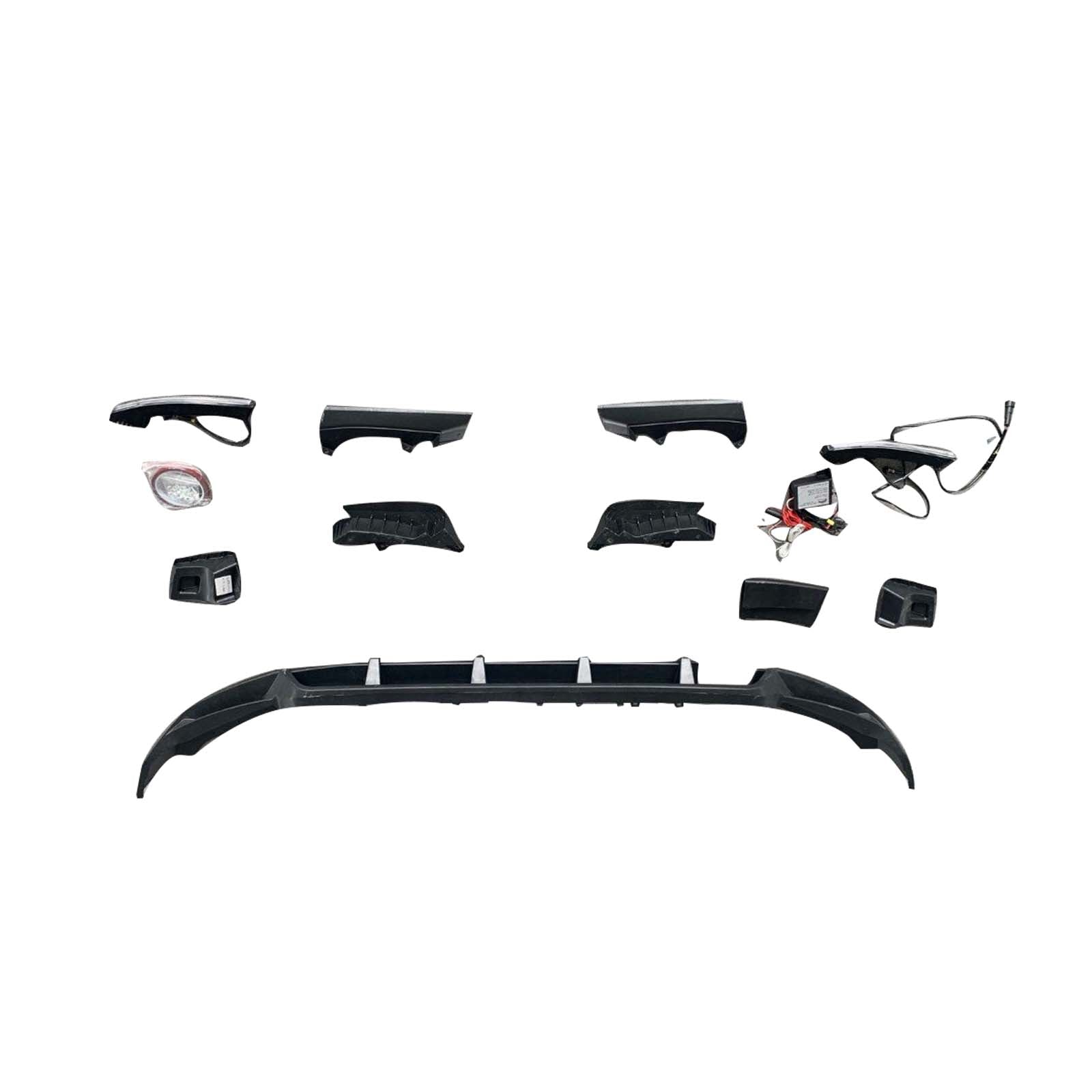 Shark Style Front Bumper Lip Pour Mercedes Benz G-Class W464 W463A 2019-2023