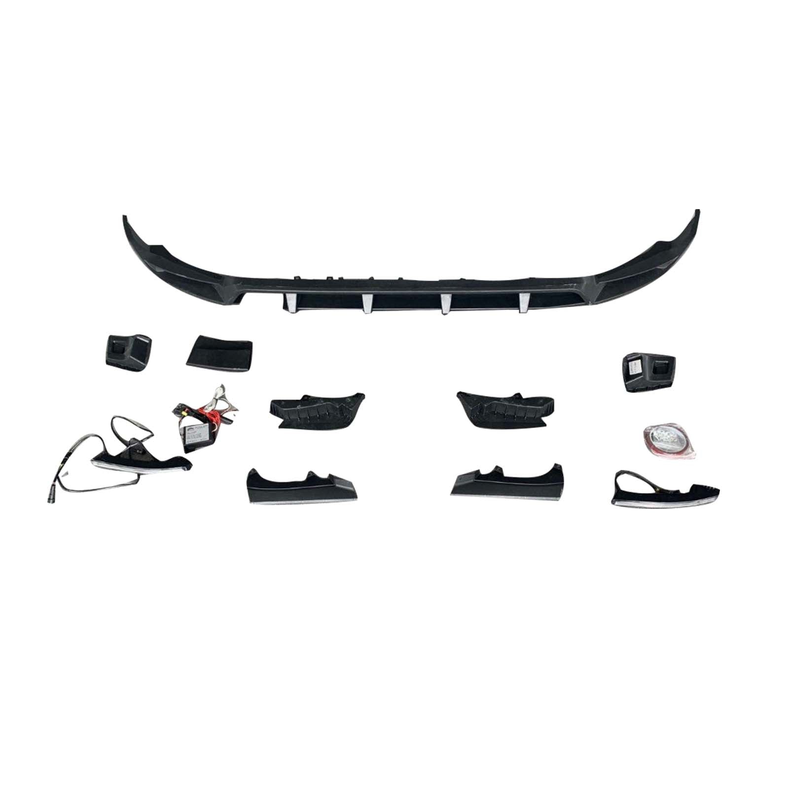 Shark Style Front Bumper Lip Pour Mercedes Benz G-Class W464 W463A 2019-2023