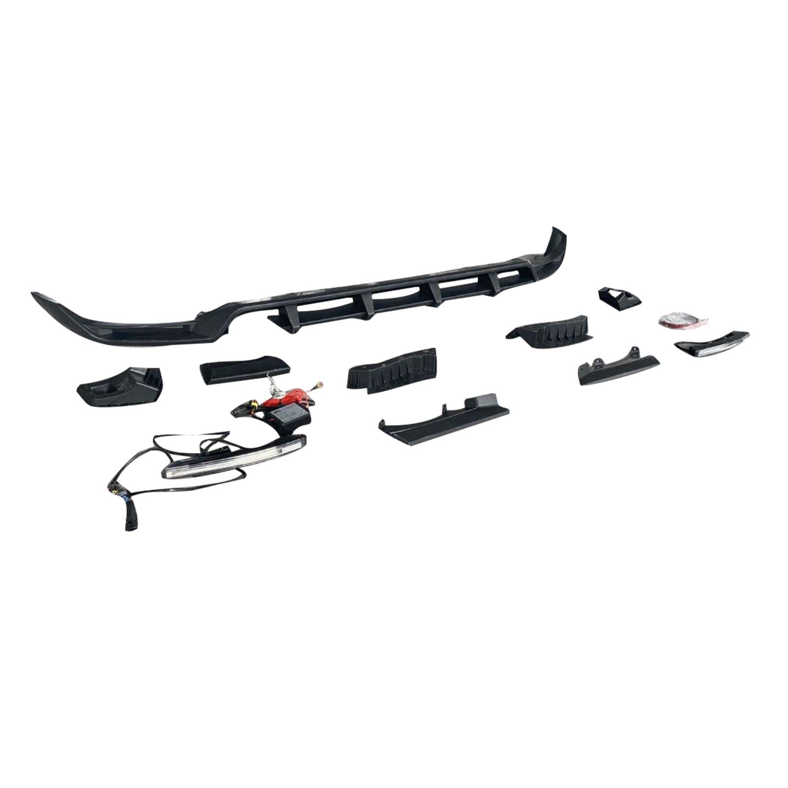 Shark Style Front Bumper Lip Pour Mercedes Benz G-Class W464 W463A 2019-2023