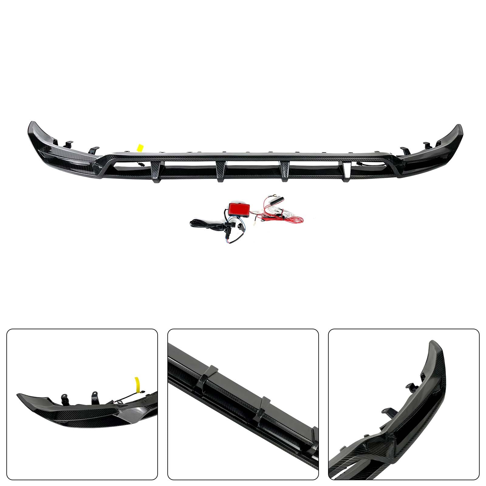 Dry Carbon Front Bumper Lip Pour Mercedes Benz G-Class W464 W463A 2019-2023