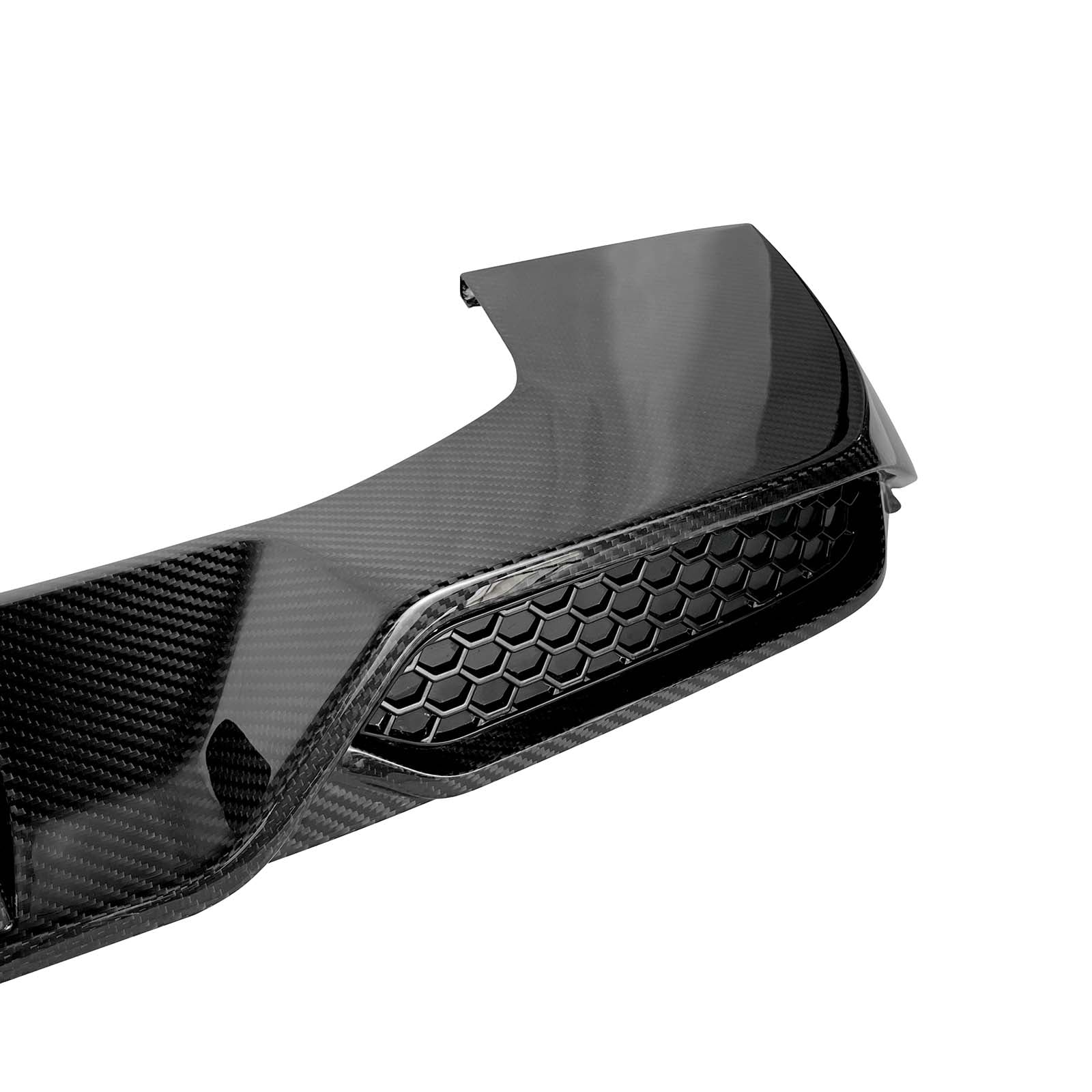 Dry Carbon Rear Diffuser Lip Pour Mercedes Benz W464 W463A 2019-2023 Shark Style