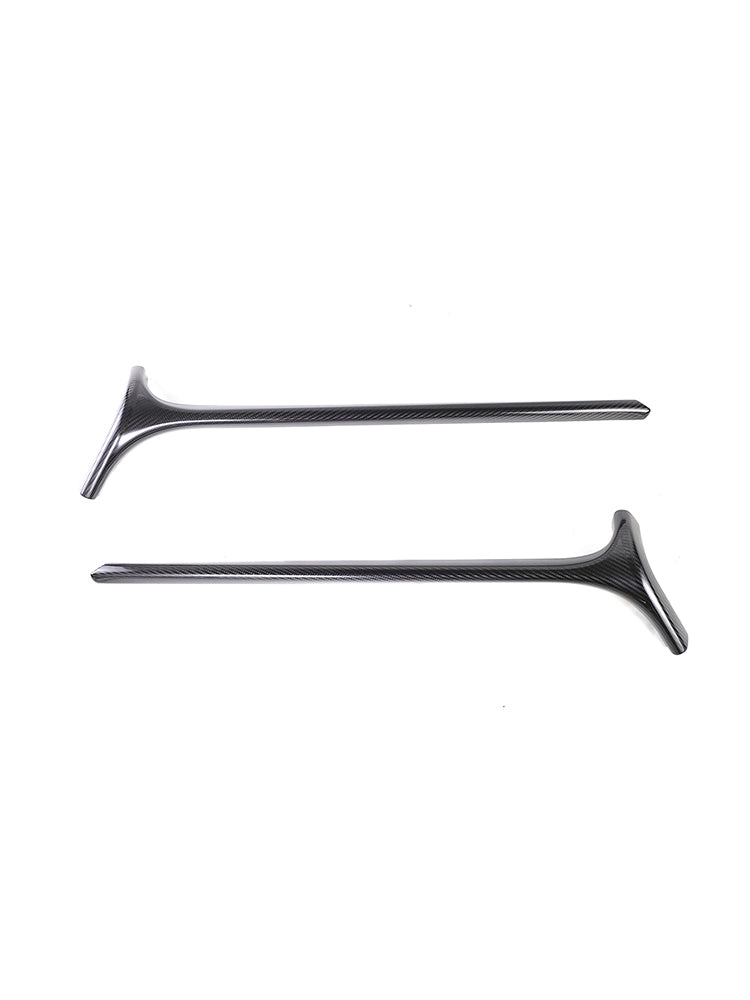Carbon Fiber Front Window A-Pillar Addon Pour Benz G Class W464 G500 2019-2023