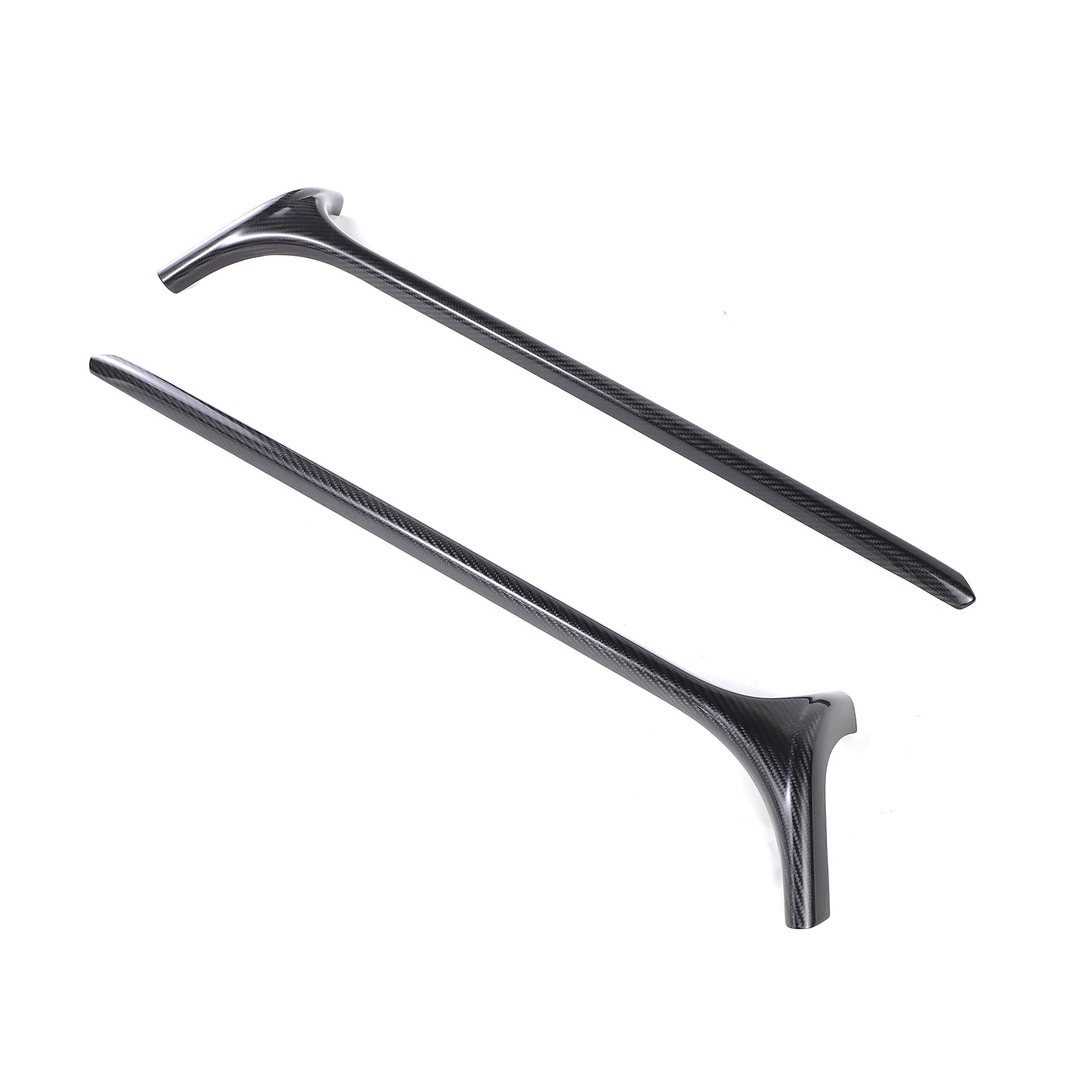 Carbon Fiber Front Window A-Pillar Addon Pour Benz G Class W464 G500 2019-2023