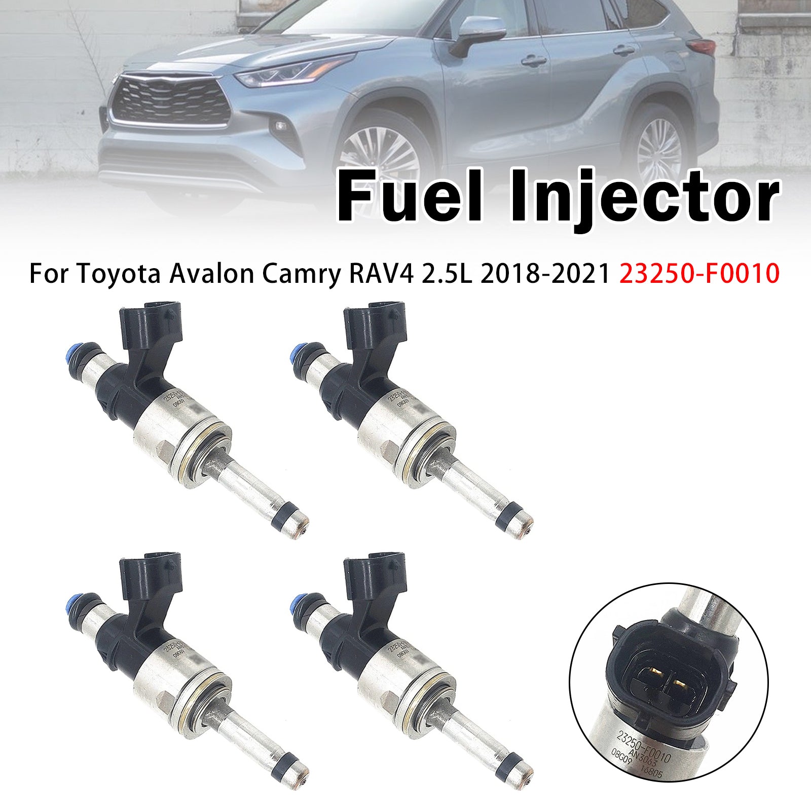 4X Injecteur Carburant Pour Toyota Avalon Camry RAV4 2.5L 2018-2021 23250-F0010
