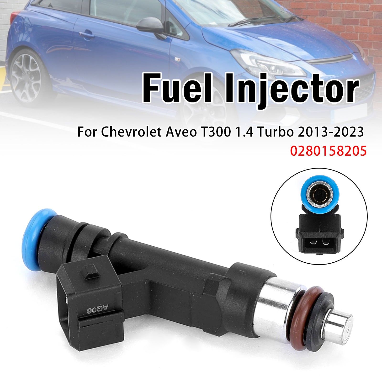 1X Injecteur Carburant Pour Chevrolet Aveo T300 1.4 Turbo 2013-2023 0280158205