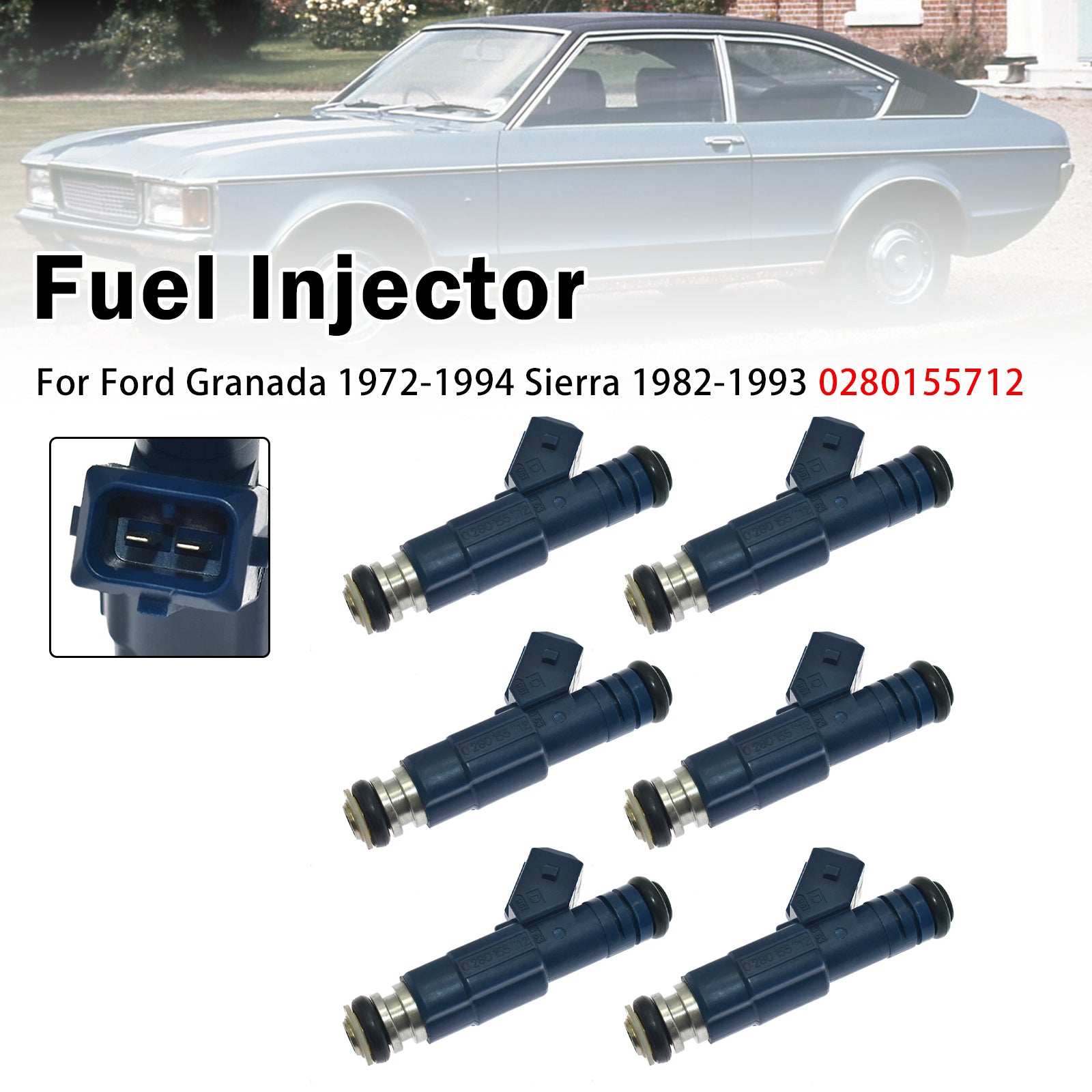 6X Injecteur Carburant Pour Pourd Granada 1972-1994 Sierra 1982-1993 0280155712