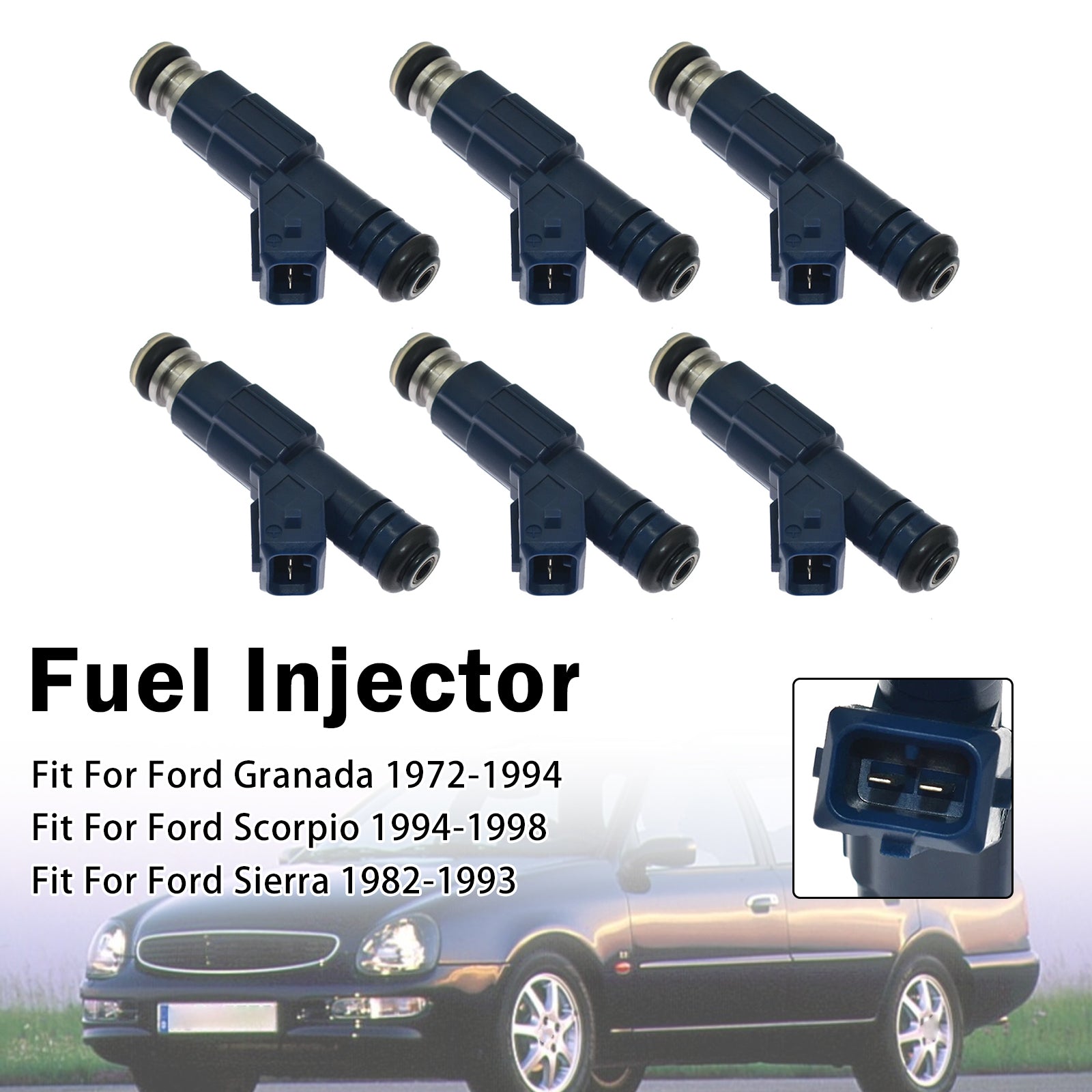 6X Injecteur Carburant Pour Pourd Granada 1972-1994 Sierra 1982-1993 0280155712
