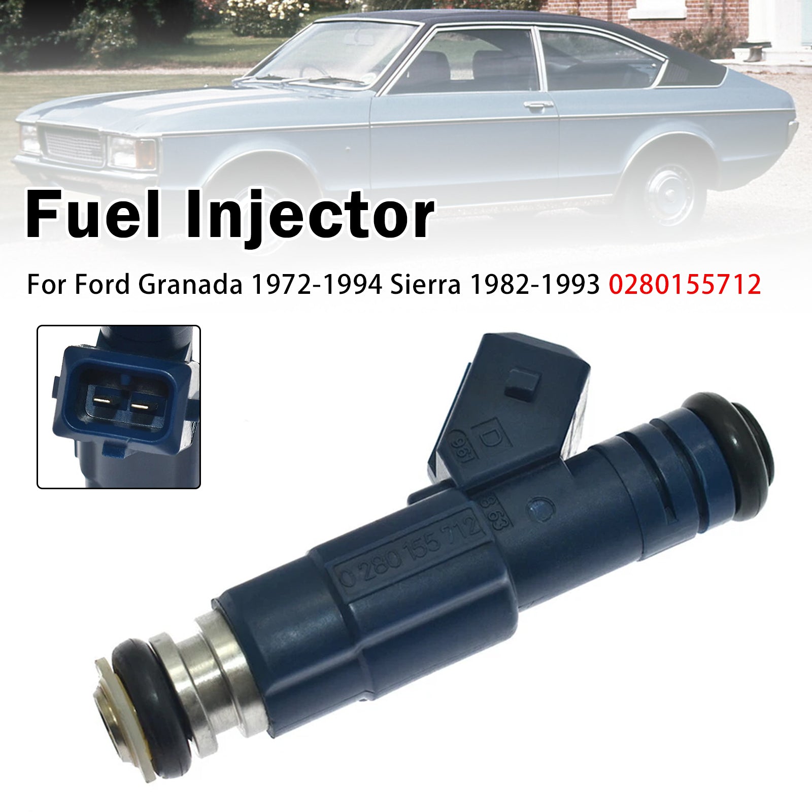 1X Injecteur Carburant Pour Pourd Granada 1972-1994 Sierra 1982-1993 0280155712