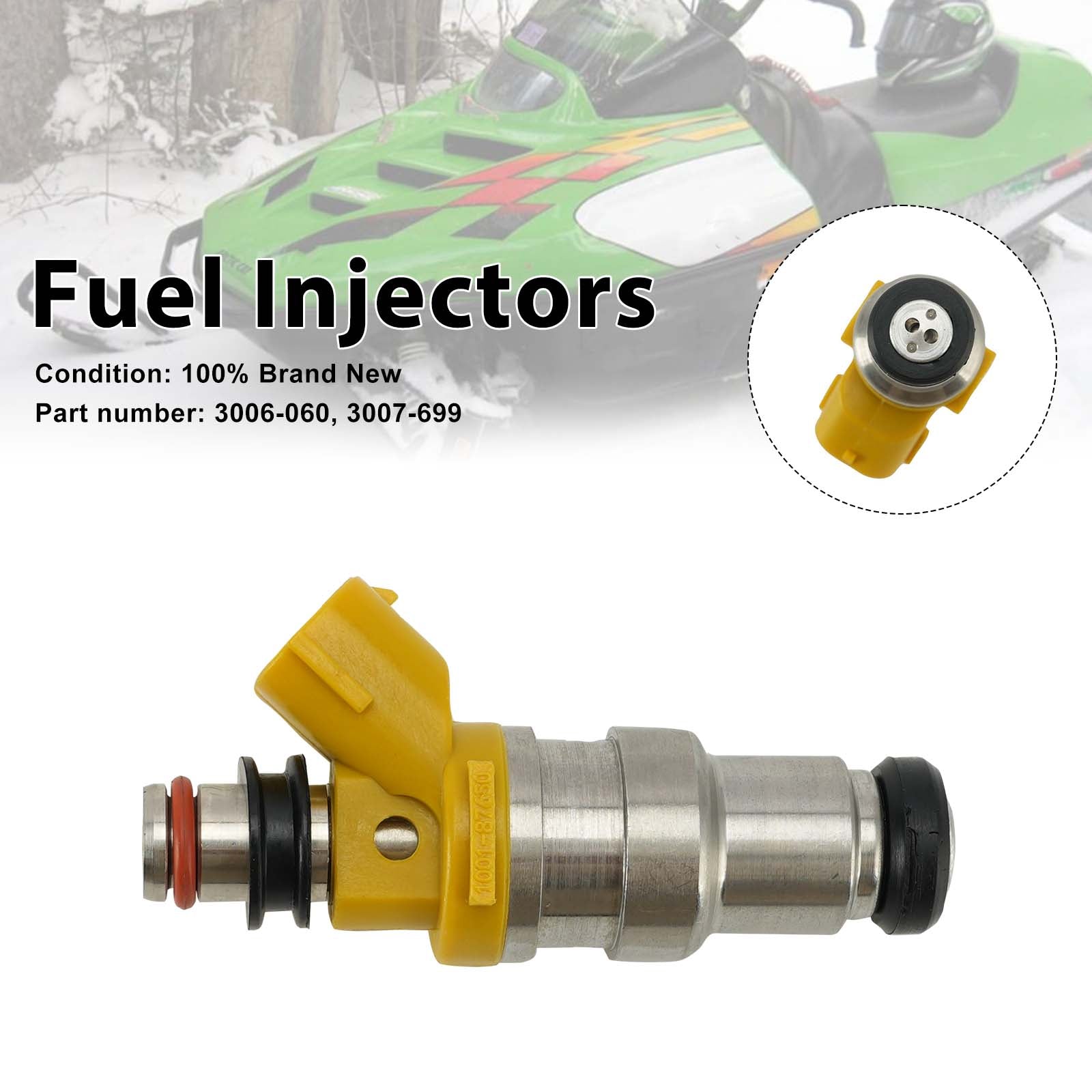 Injecteurs de carburant 3007-699 3006-060 pour Arctic Cat ZR ZL Sabercat M6 M7 M8