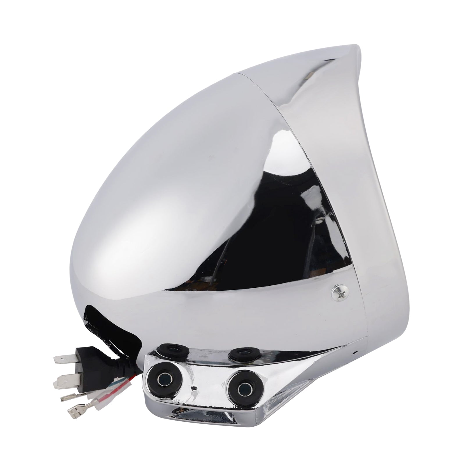 Brume Lampe Des Phares Mettre En Lumière 40W 4000Lm Chrome Pour Moto Cruise Cafe