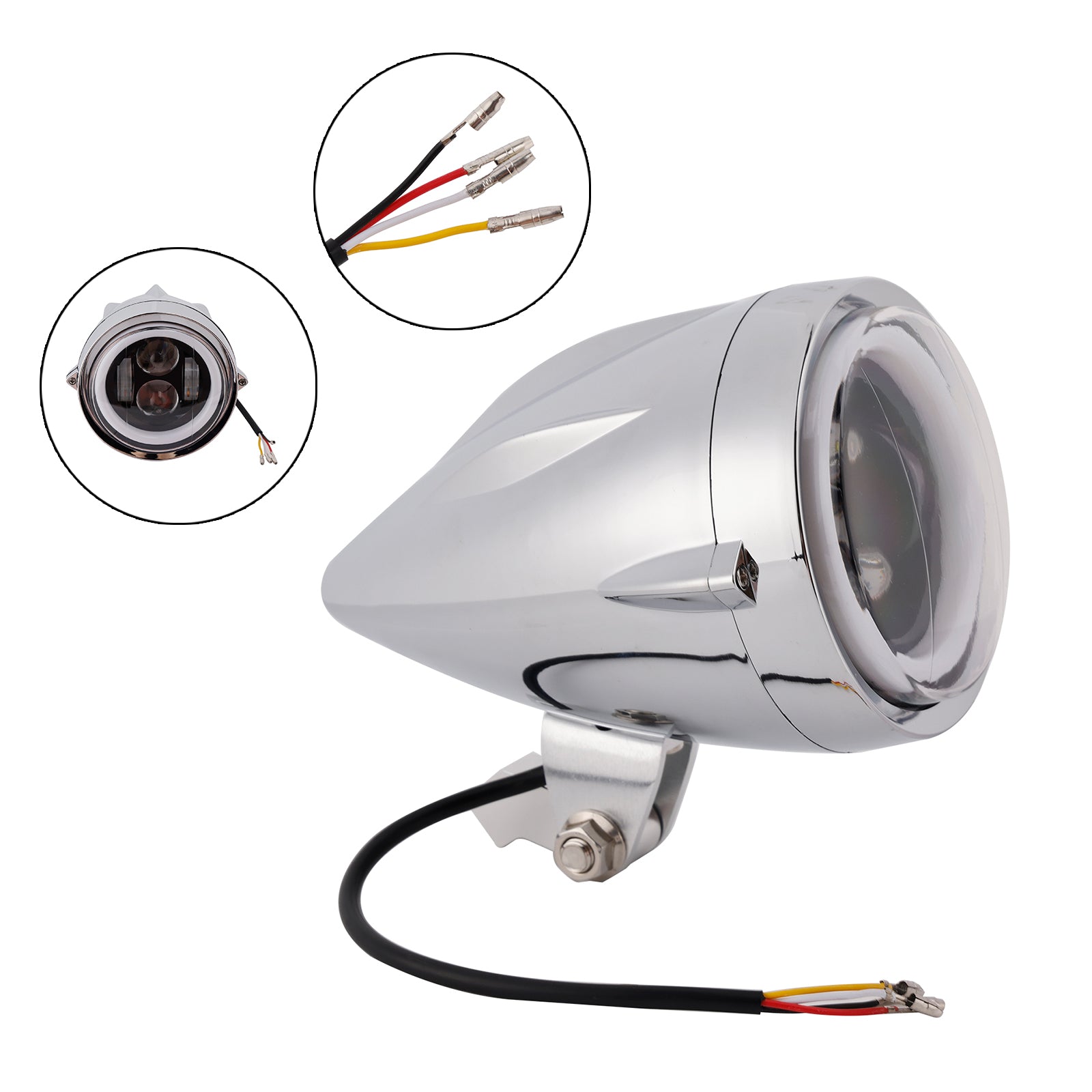Brume Lampe Phares Mettre En Lumière Faisceau Haut Et Bas 6000Lm Pour Croisière