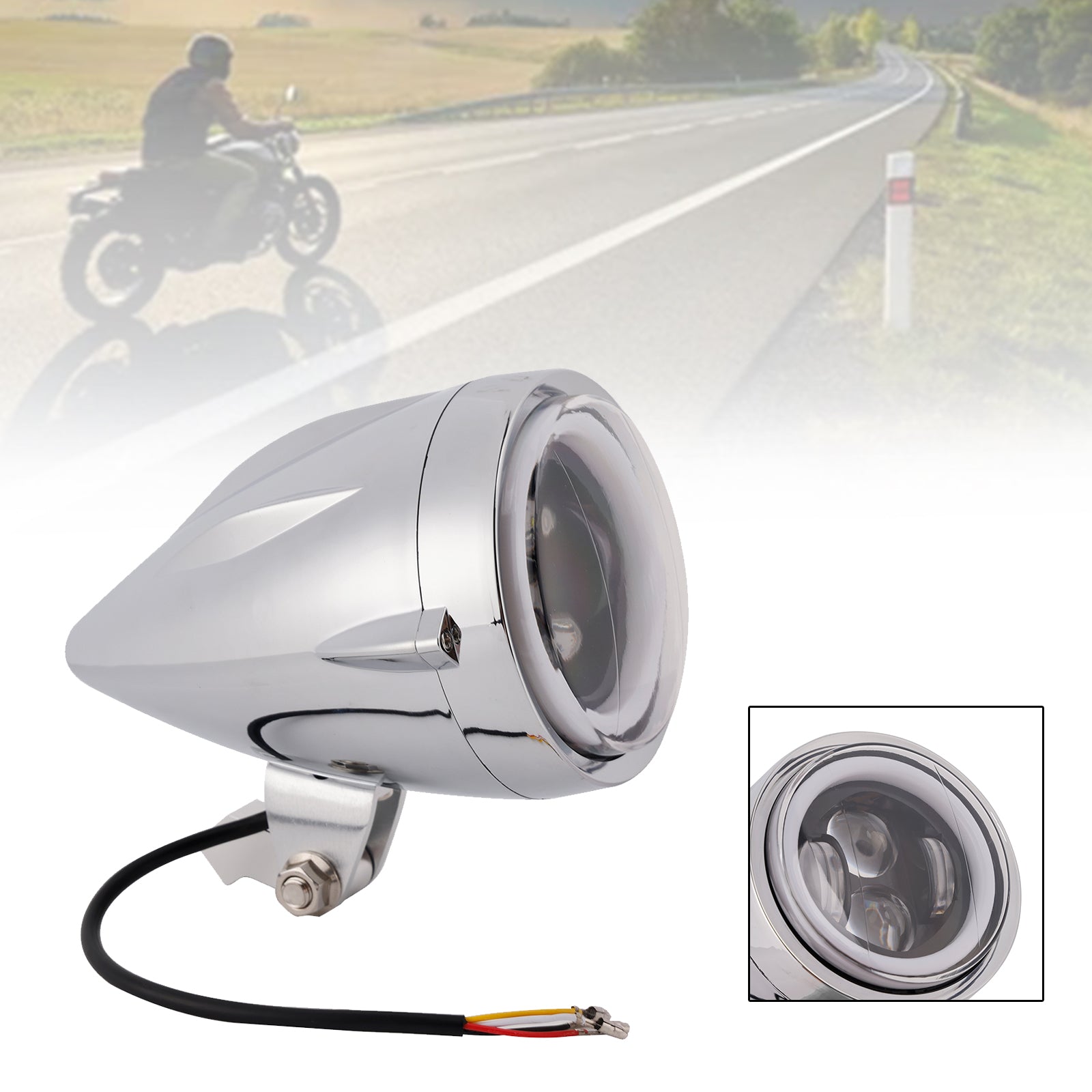 Brume Lampe Phares Mettre En Lumière Faisceau Haut Et Bas 6000Lm Pour Croisière