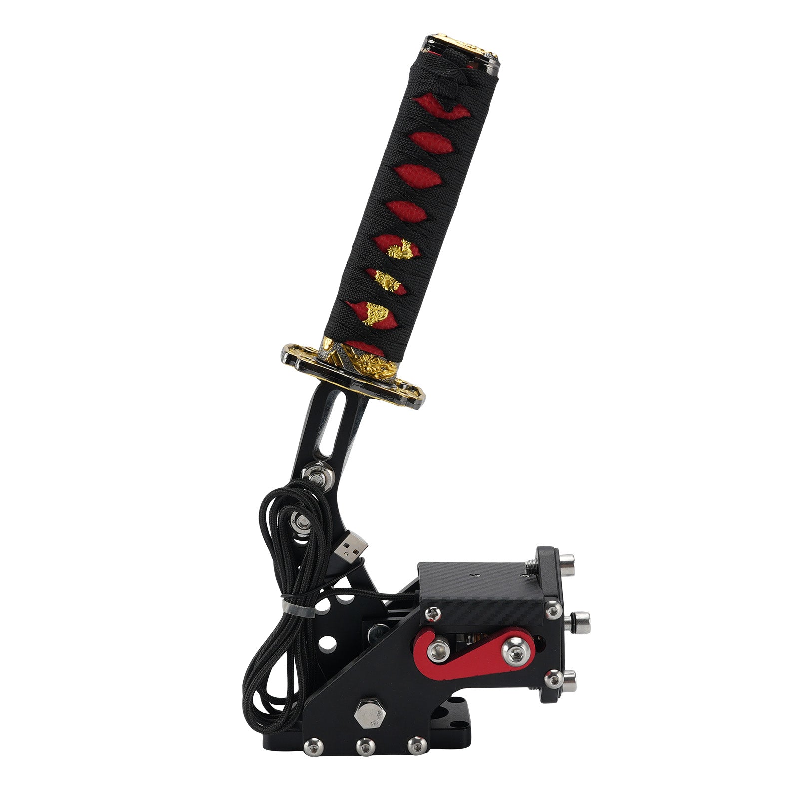 14Bit SIM Handbrake Sword Hilt pour Racing Games Steering Wheel Stand G27/G29 PC