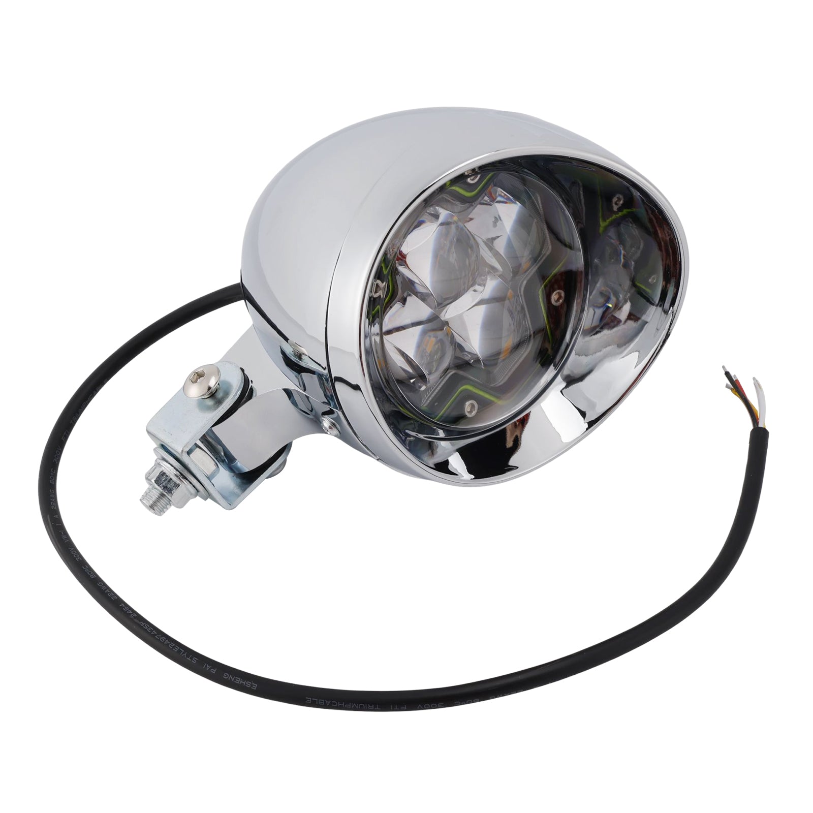 Brume Lampe Des Phares Mettre En Lumière Universel Chrome Pour Les Motos Scooter