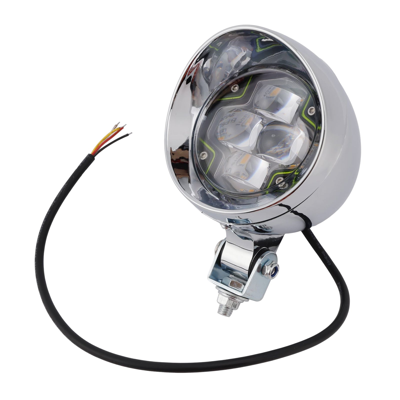 Brume Lampe Des Phares Mettre En Lumière Universel Chrome Pour Les Motos Scooter