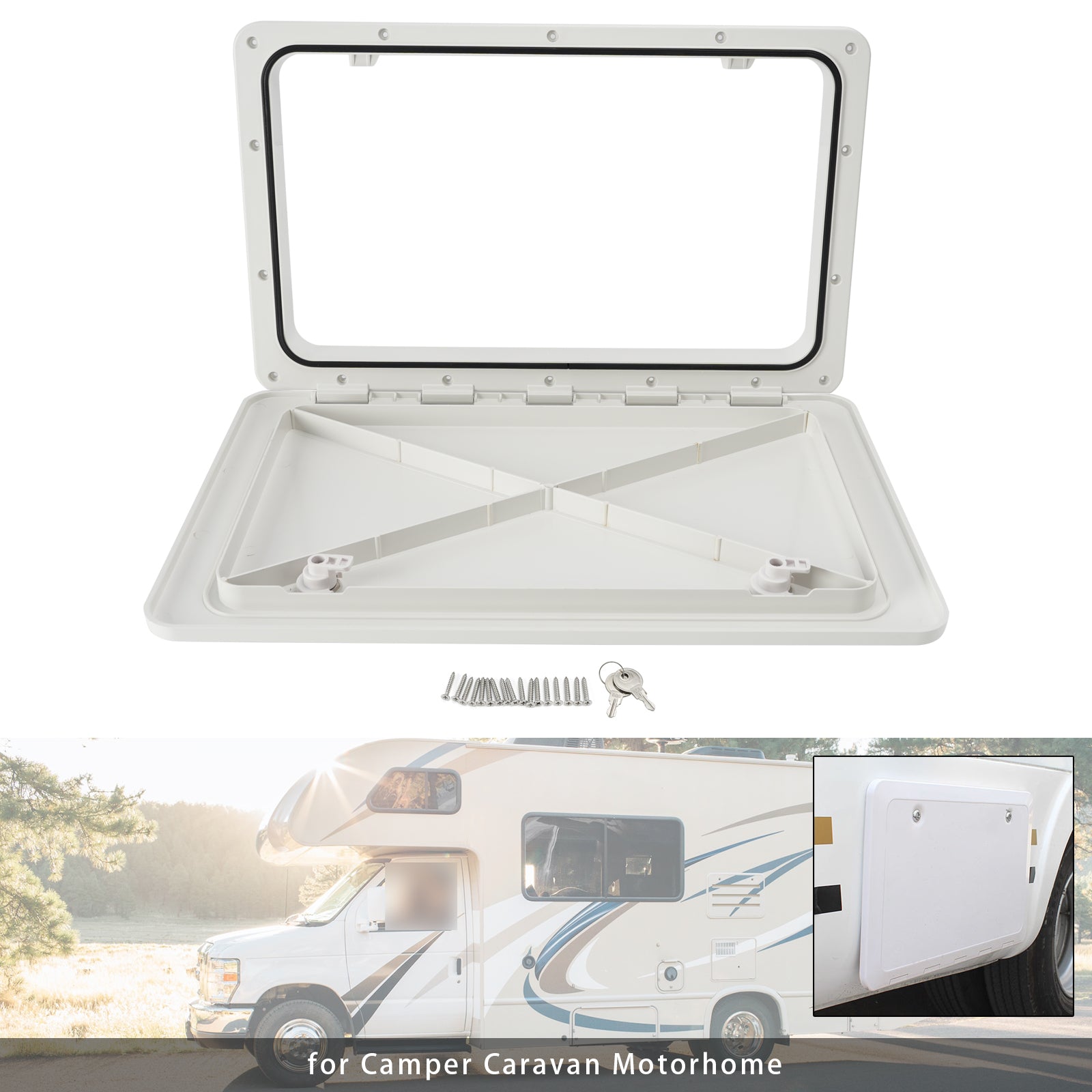 Porte De Bagage Pour Camping-Car Porte De Compartiment Camper Caravane RV