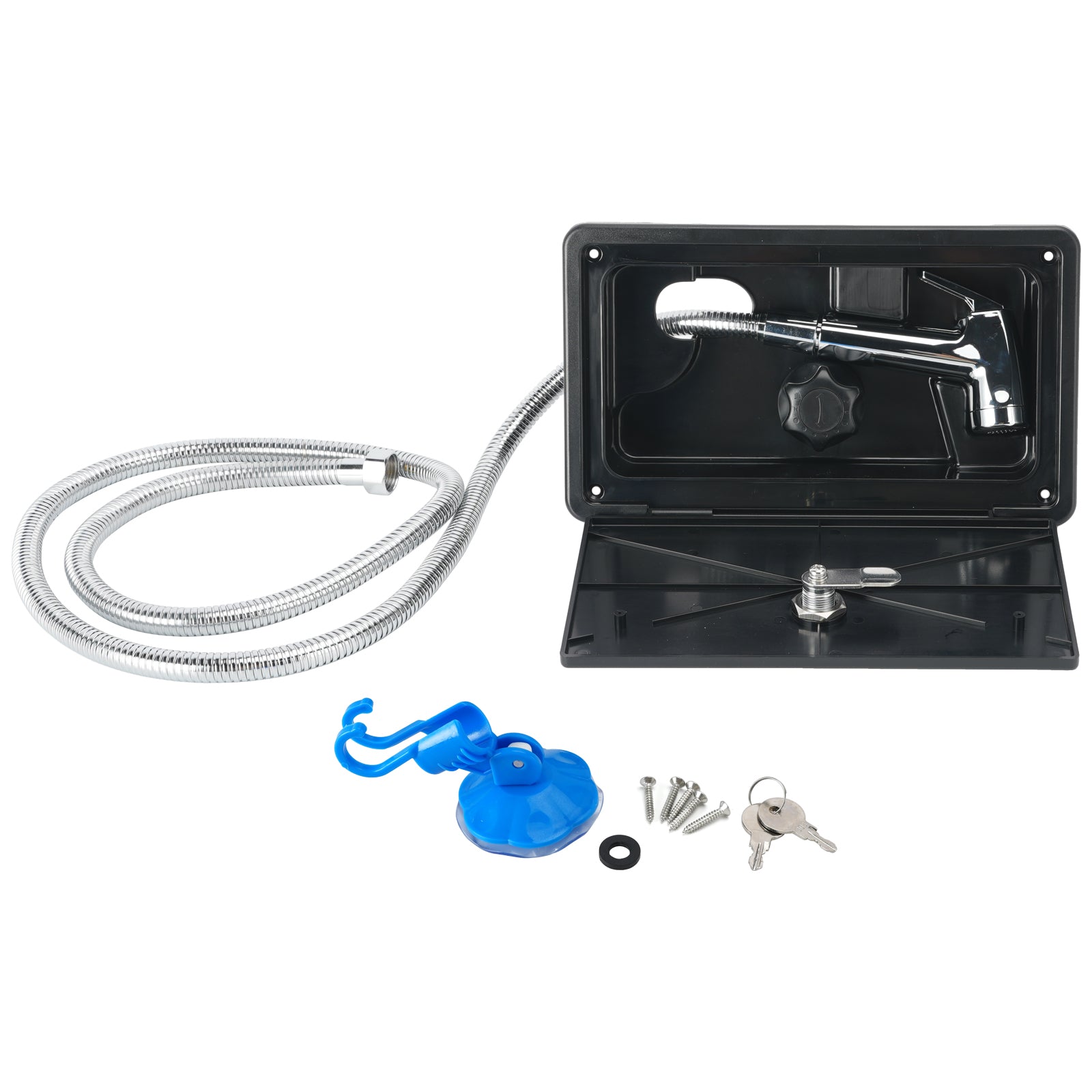 Boîte De Douche Verrouillable Pour RV Eau Chaude Froide Pour Caravane Camper