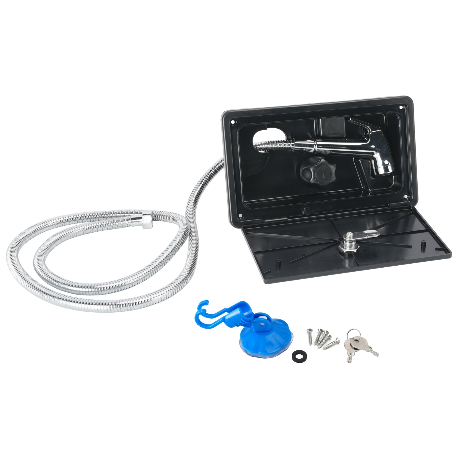 Boîte De Douche Verrouillable Pour RV Eau Chaude Froide Pour Caravane Camper