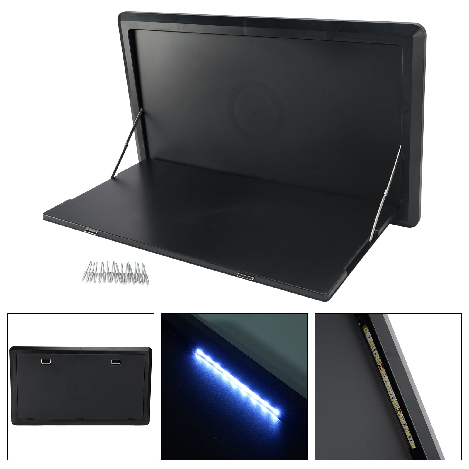 Table Pliable Murale Pour Camping-Car Avec Lumière LED Camper Van Caravane