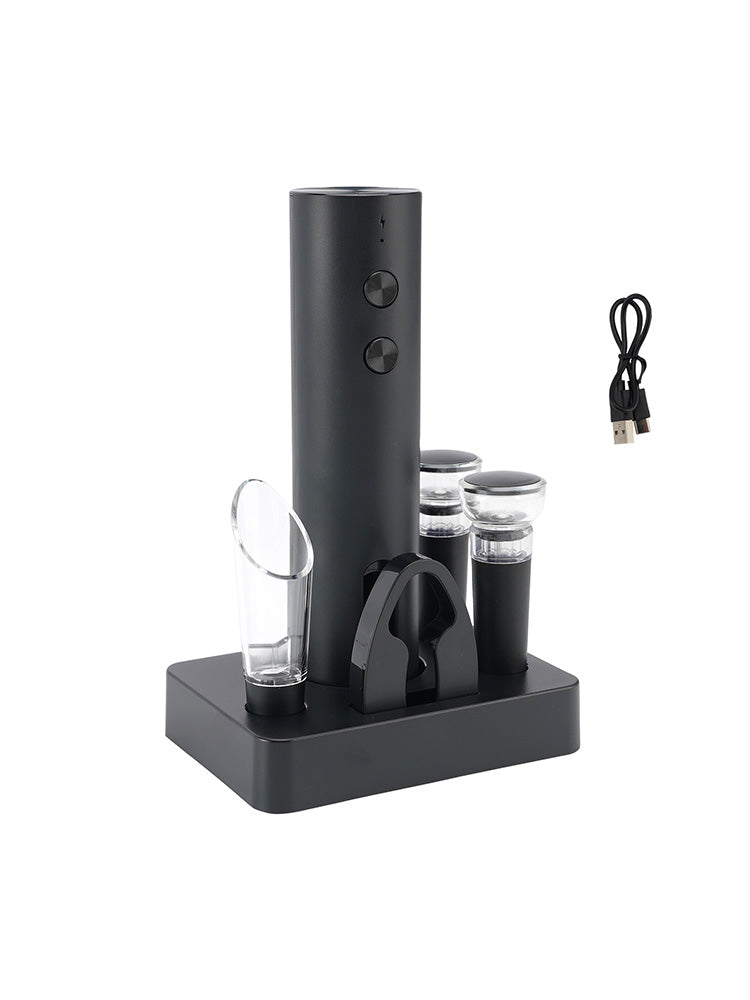 EC-A-BS Ouvre-bouteille électrique rechargeable lithium-ion Electric Wine Opener