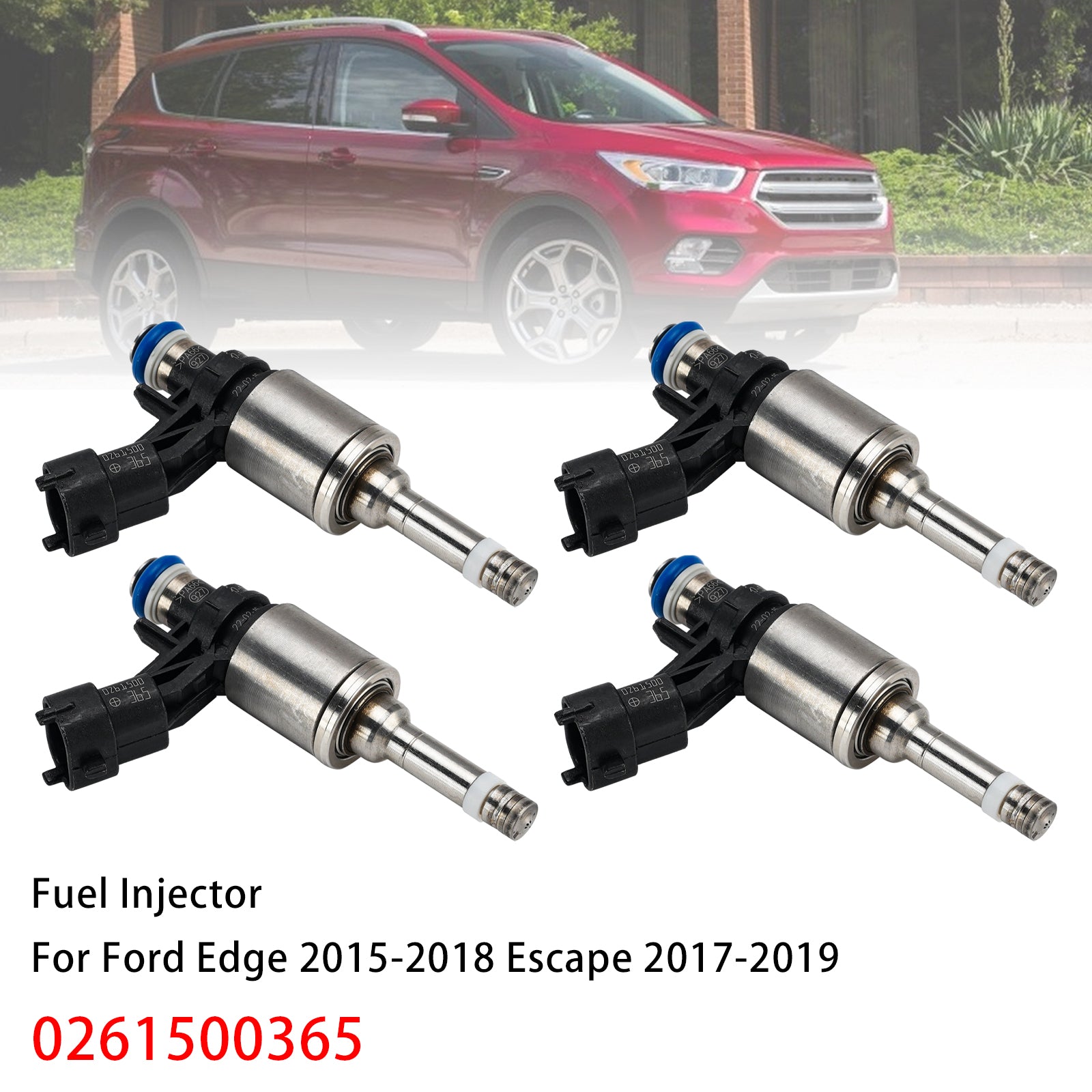 4X Injecteur Carburant Pour Pourd Edge 2015-2018 Escape 2017-2019 0261500365