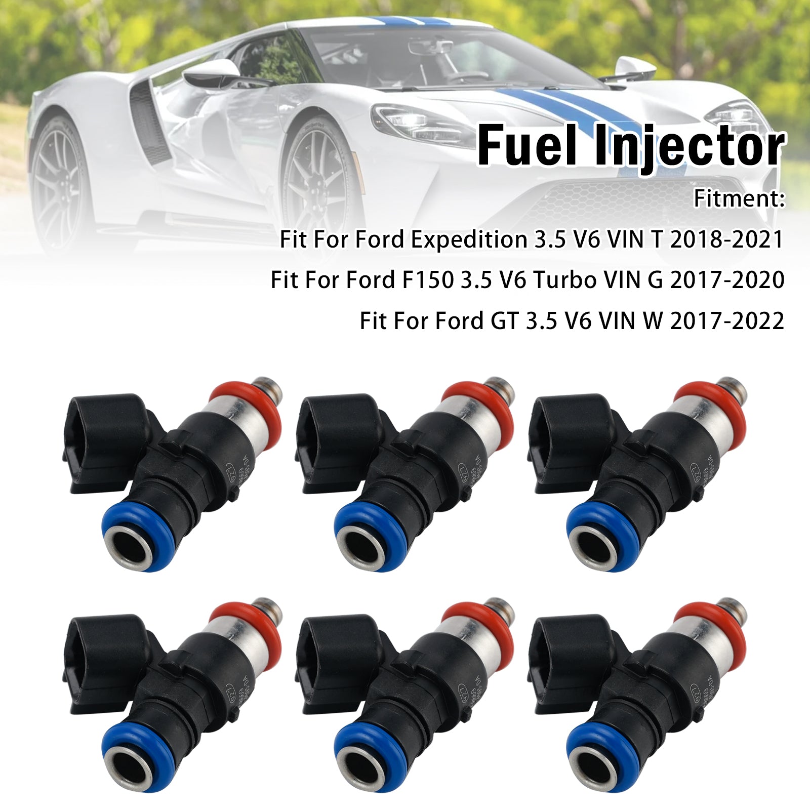 6X Injecteur Carburant Pour Pourd F150 2017-2020 Expedition 2018-21 0280158669