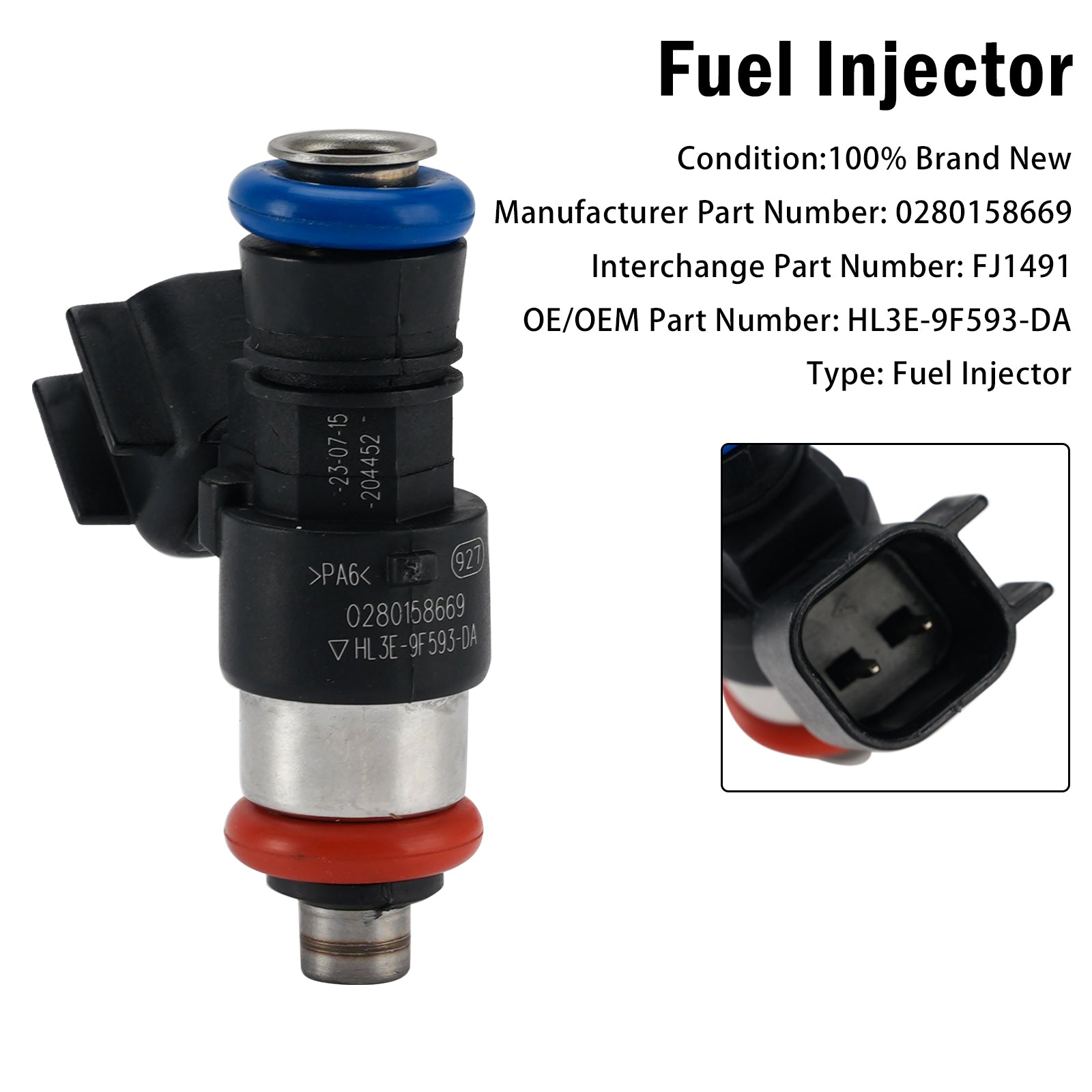 1X Injecteur Carburant Pour Pourd F150 2017-2020 Expedition 2018-21 0280158669