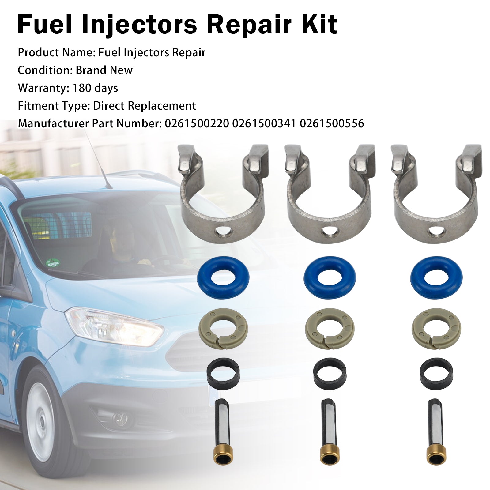 Injecteur Joint O-Ring 0261500556 Pour Ford B-Max 2012-2025 C-Max 2012-2019