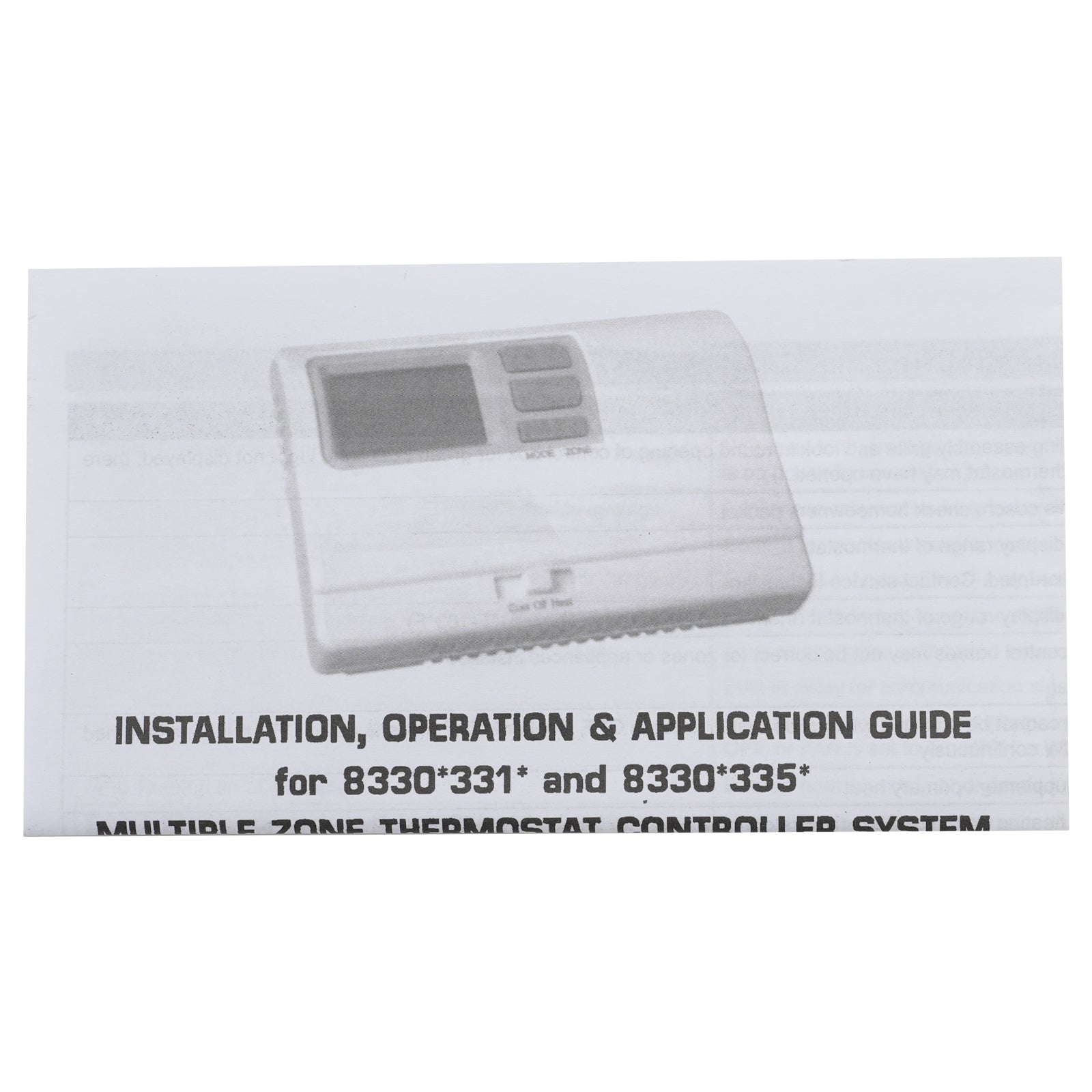 8330D3351 Thermostat Numérique Camping Chaud/Froid Mural Noir Pour Coleman