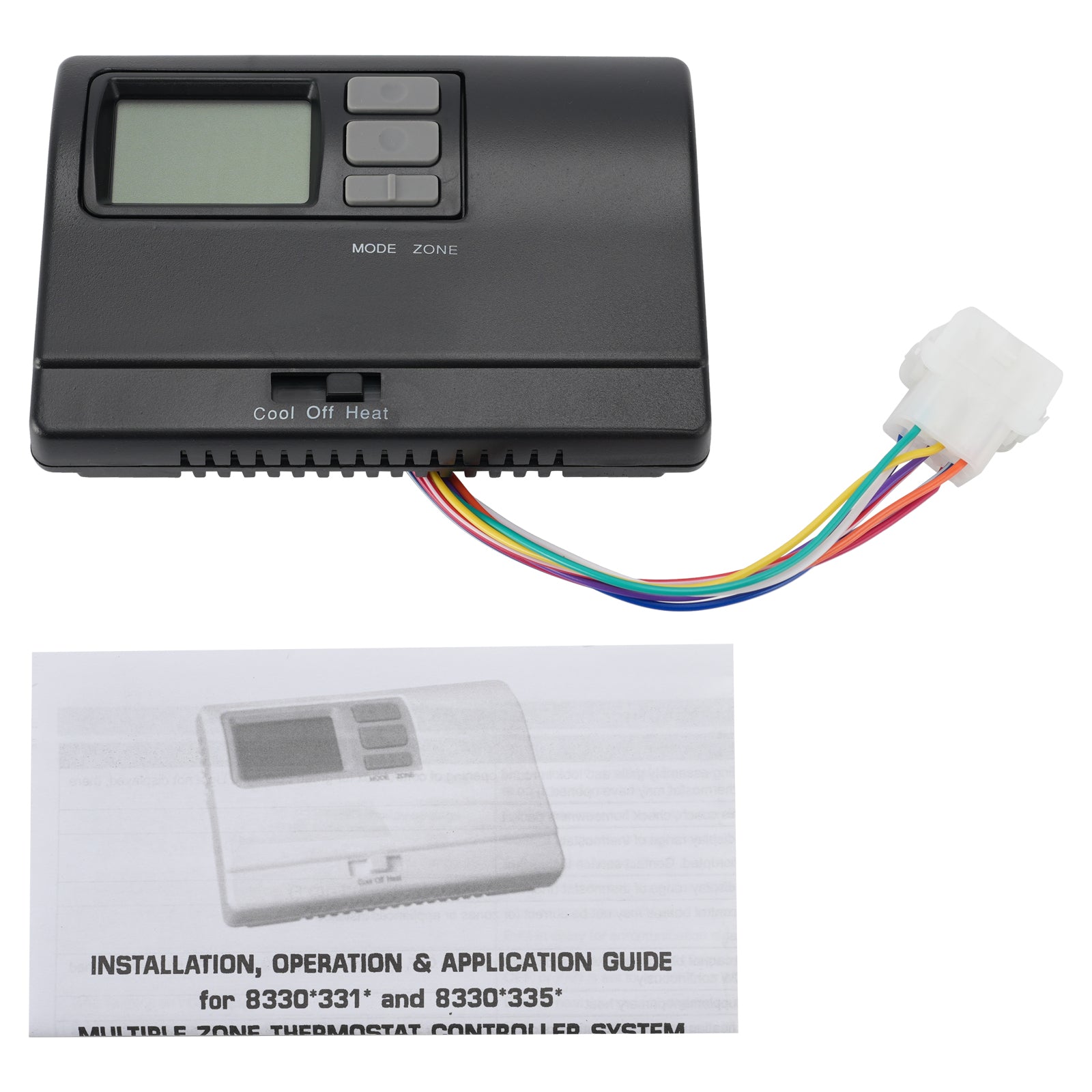 8330D3351 Thermostat Numérique Camping Chaud/Froid Mural Noir Pour Coleman