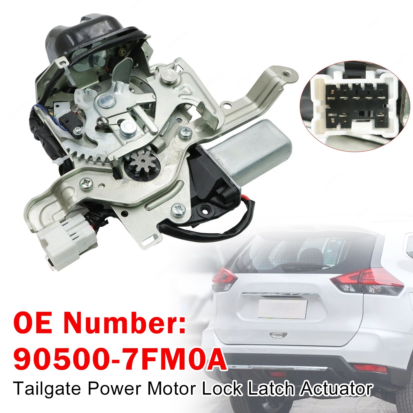 Actionneur verrou hayon 90500-7FM0A pour Nissan Rogue Murano 2017-2024
