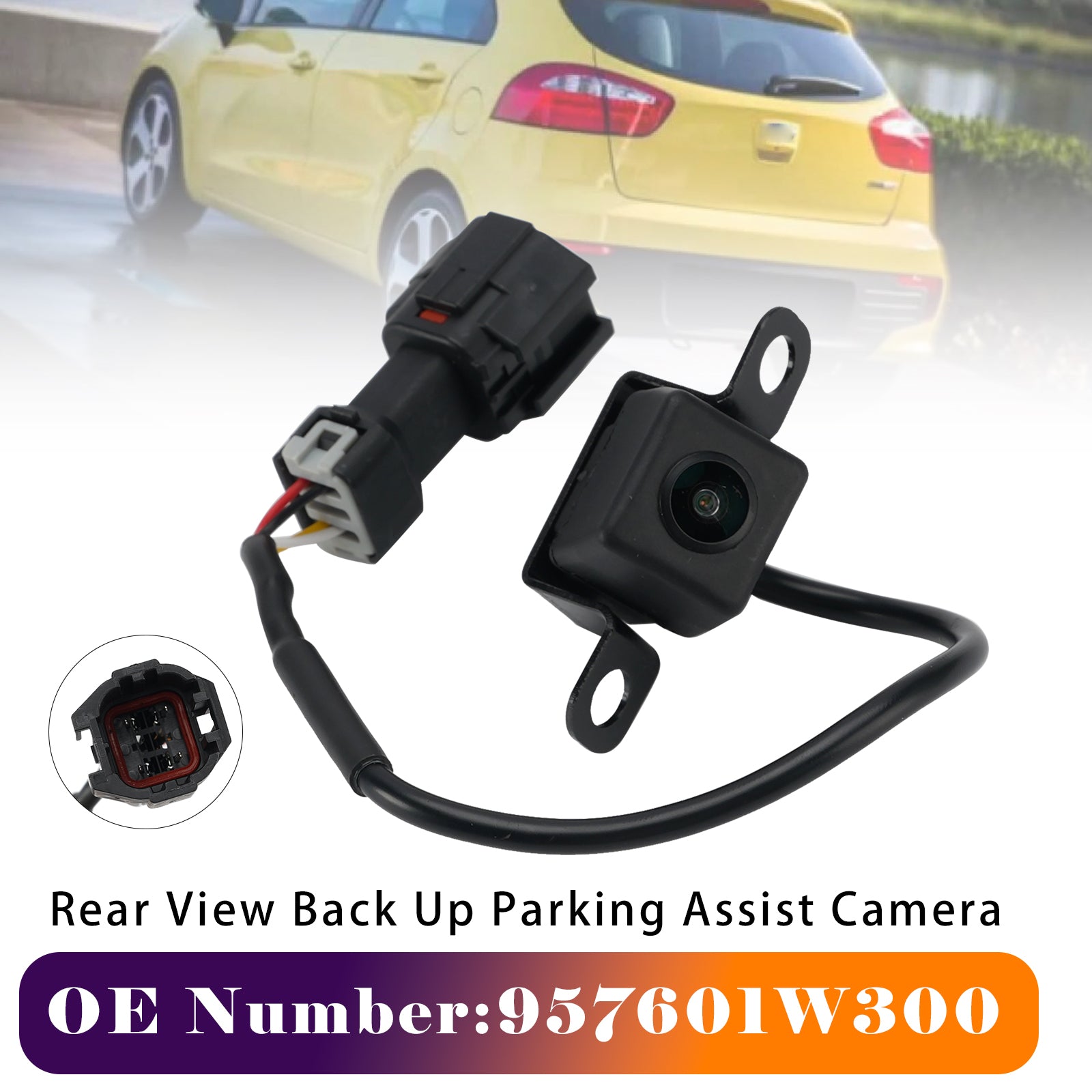 Caméra de recul pour Kia Rio 1.6L Hatchback 2012-2017
