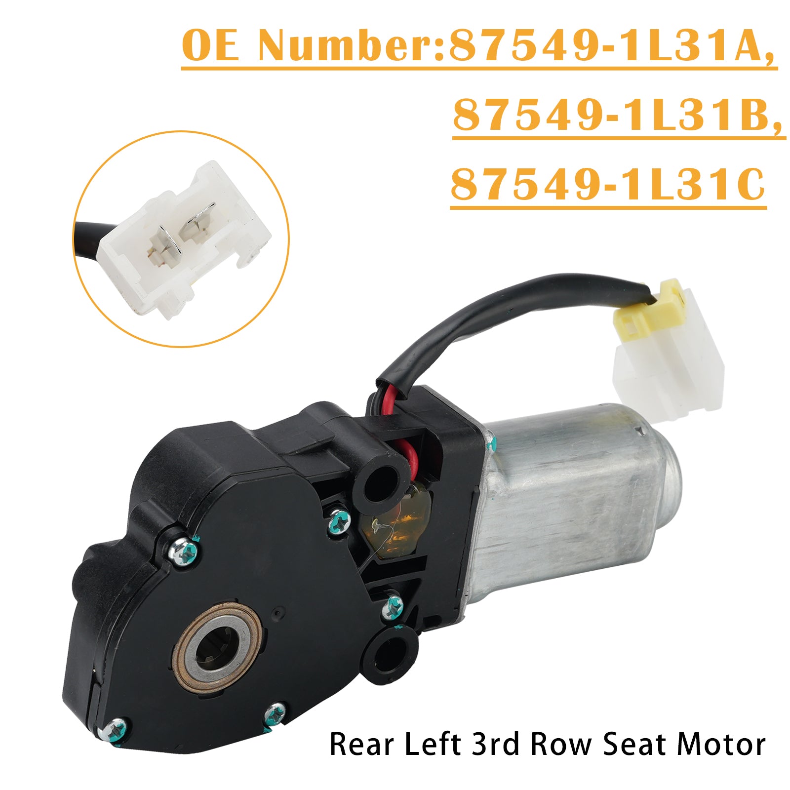Moteur Siège 3E Rang Arrière Gauche 87549-1L31B Pour Infiniti QX56 2011-2017