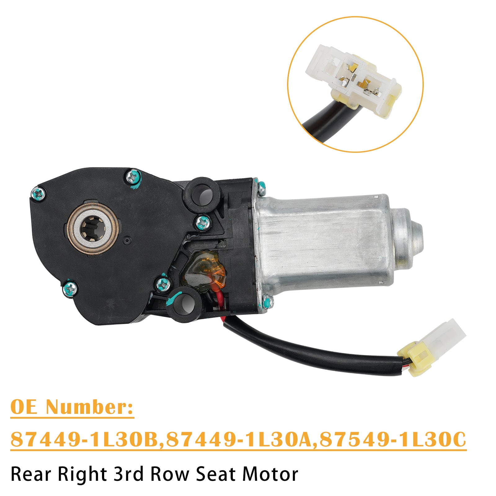 Moteur Siège 3E Rang Arrière Droit 87449-1L30B Pour Infiniti QX56 2011-2017