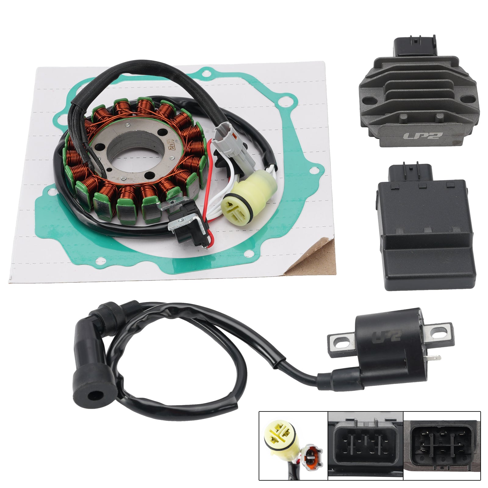 Boitier Allumage Bobine Stator Régulateur pour Yamaha YFM125G Grizzly 2004-2013