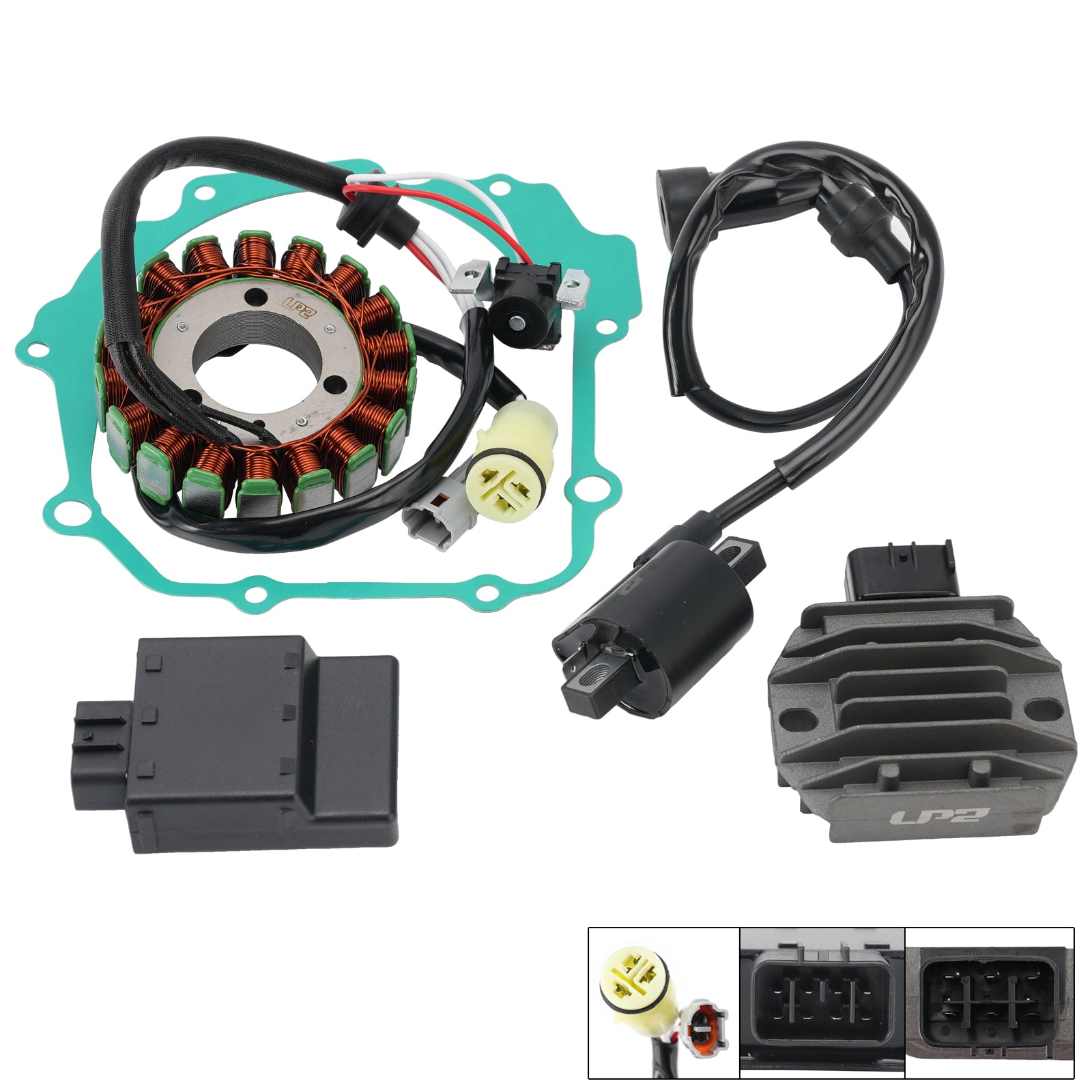 Boitier Allumage Bobine Stator Régulateur pour Yamaha YFM125G Grizzly 2004-2013