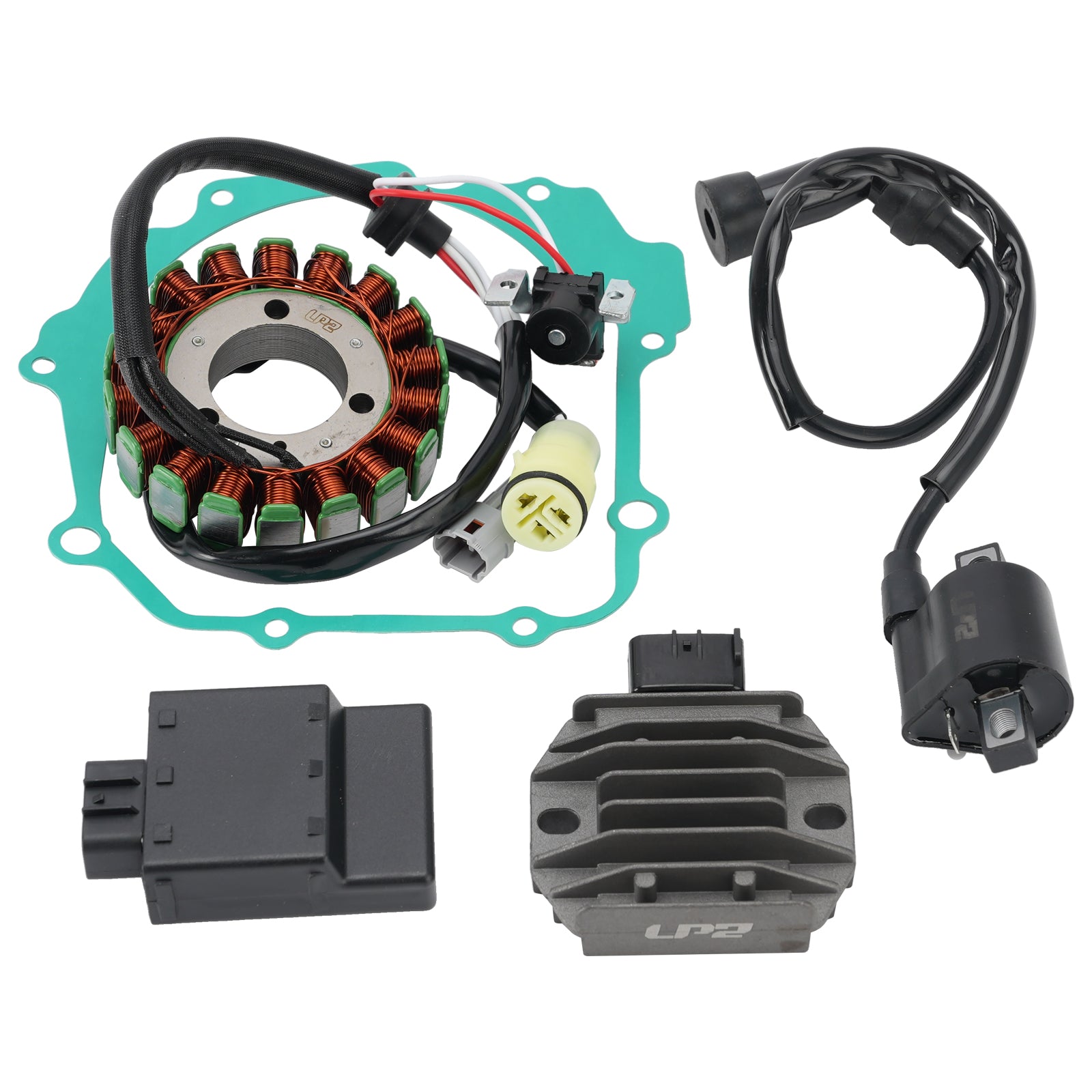Boitier Allumage Bobine Stator Régulateur pour Yamaha YFM125G Grizzly 2004-2013