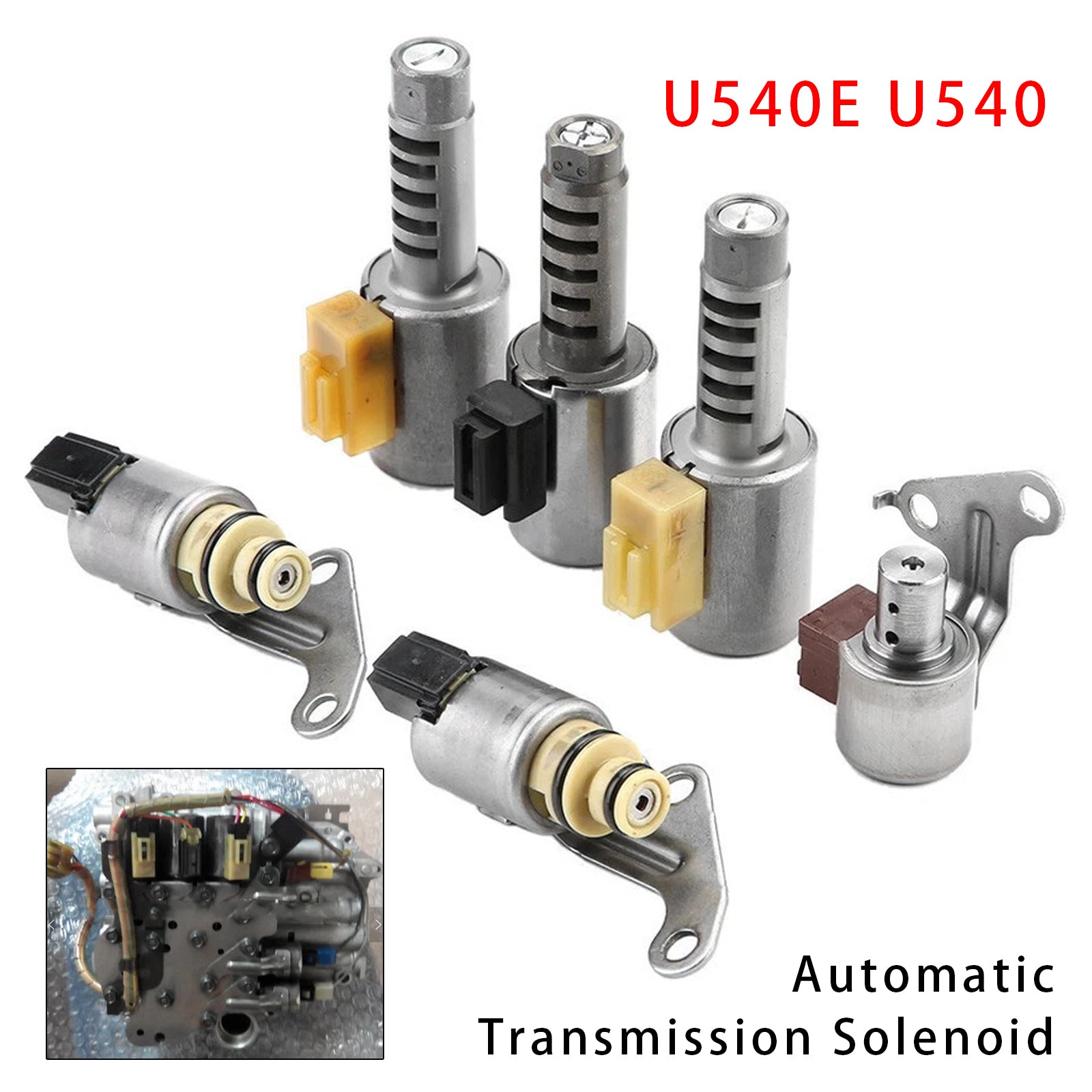 6PCS U540E U540 Kit Électrovannes Boîte Automatique Pour Toyota Daihatsu Terios