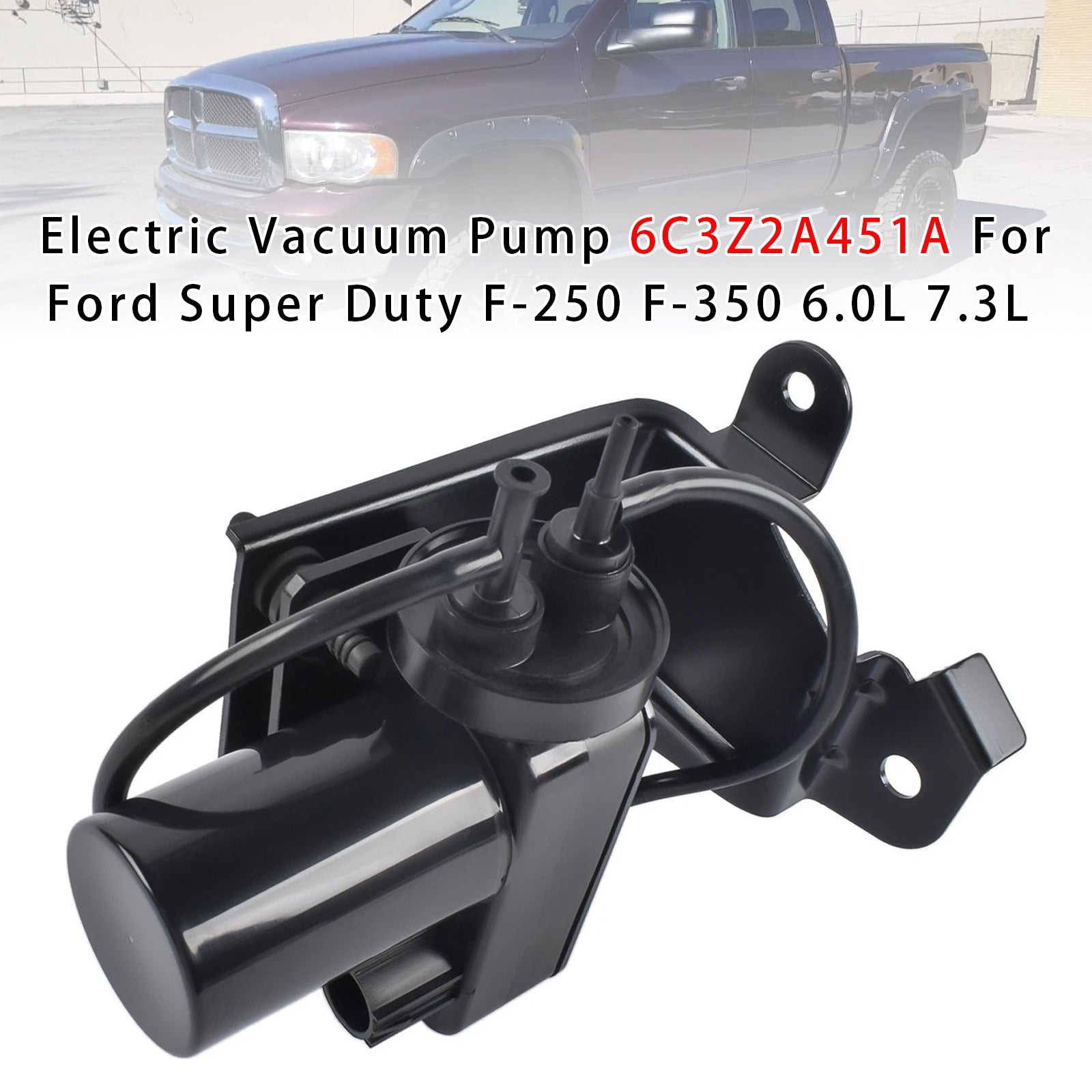 Pompe À Vide Électrique 6C3Z2A451A Pour Ford Super Duty F-250 F-350 6.0L 7.3L