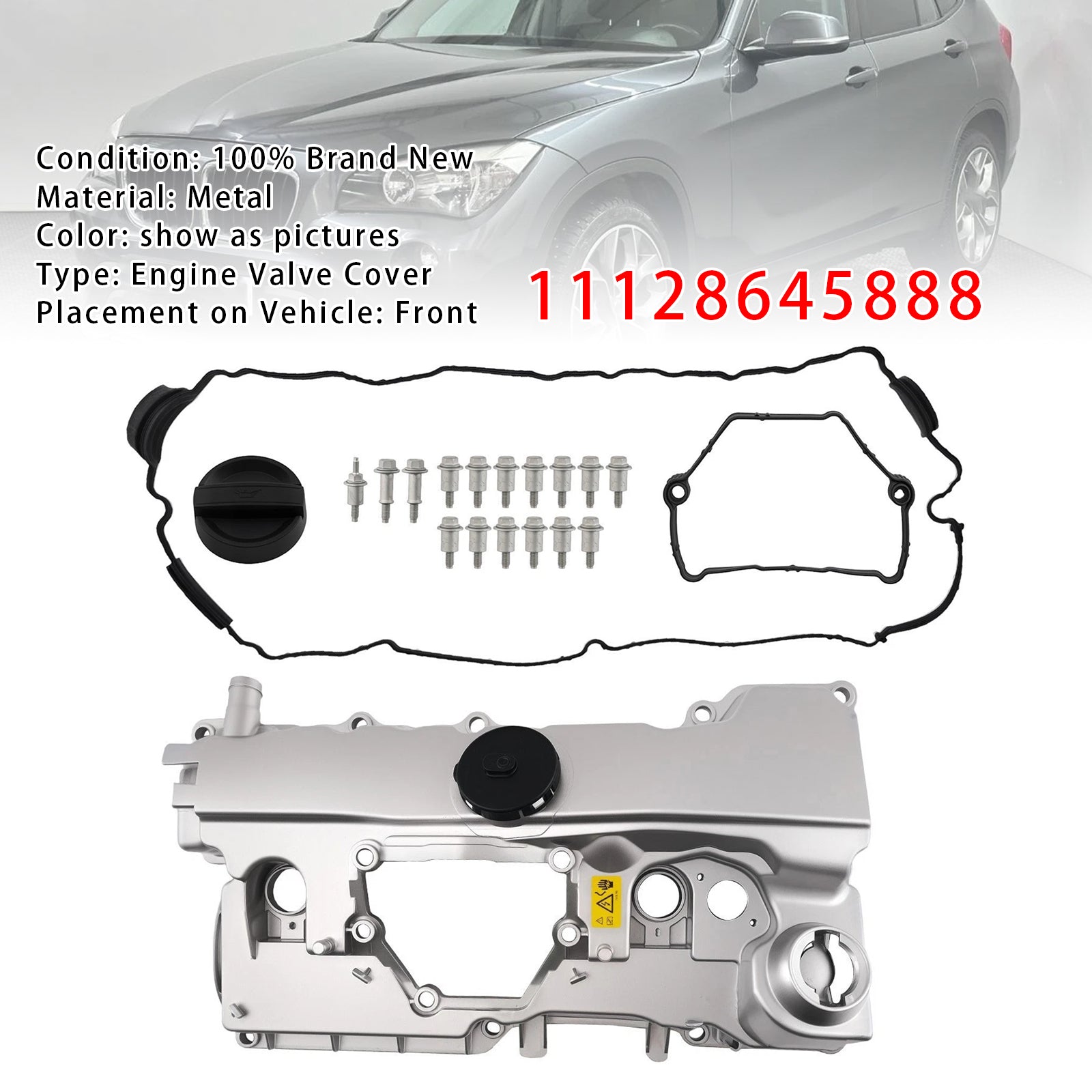 Cache Culbuteur Moteur Avec Joint 11128645888 Pour BMW N46 N46N E91 318i 320i