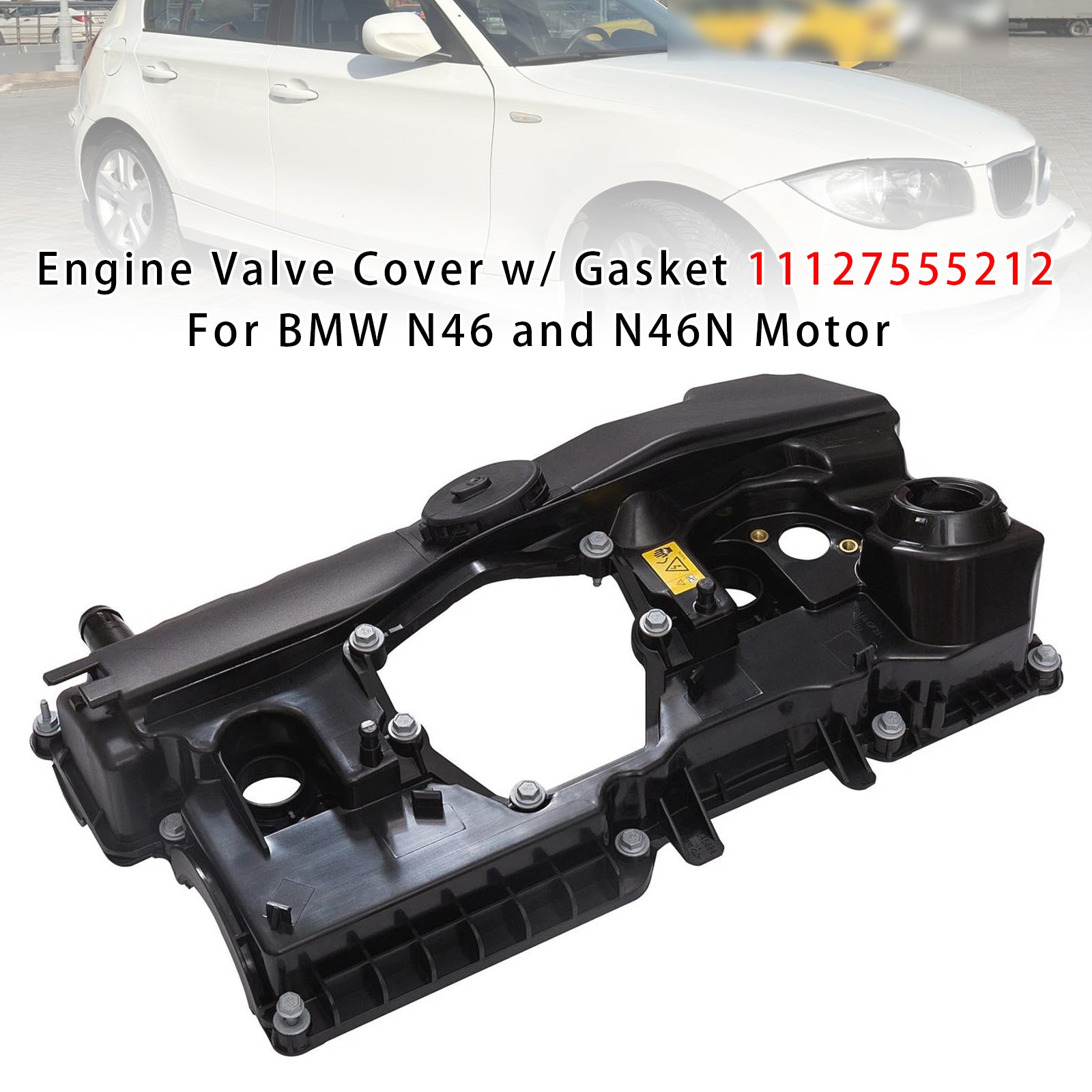 Cache Culbuteur Moteur Avec Joint 11127555212 Pour BMW N46 Et N46N Motor
