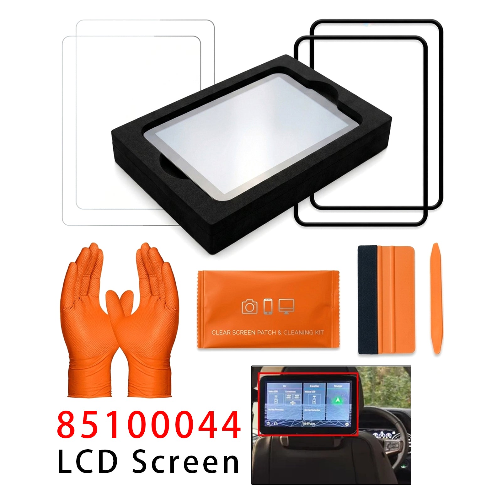Écran De Siège Arrière 85100044 12.6" LCD & Protection Pour 21-24 Suburban Yukon
