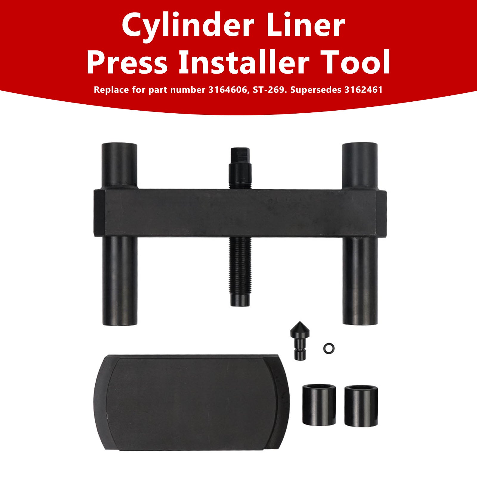 Cylinder Liner Press Installer Tool 3164606 Pour Cummins ISX X15 Liner Press